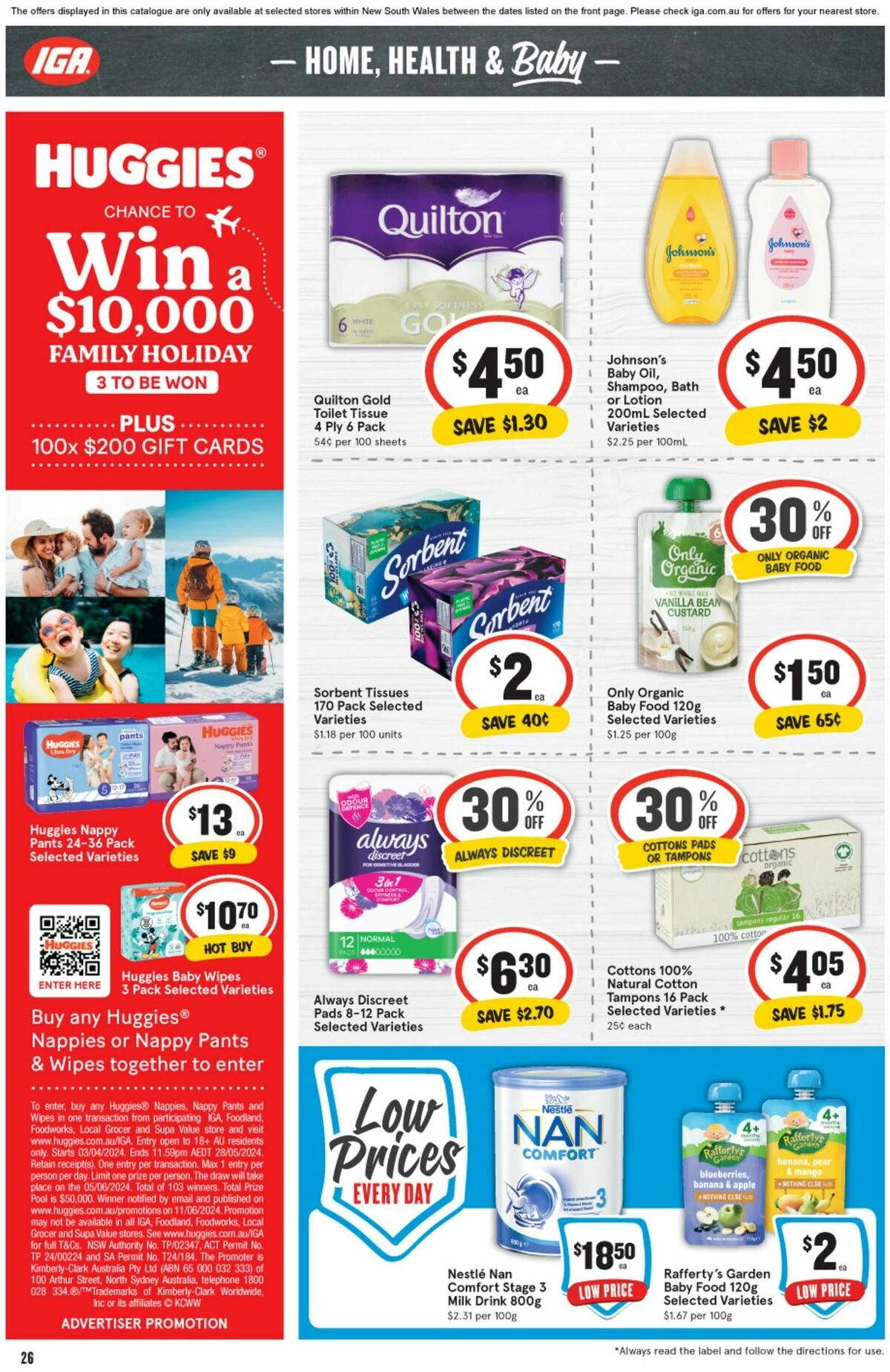 IGA Catalogues from 17 April