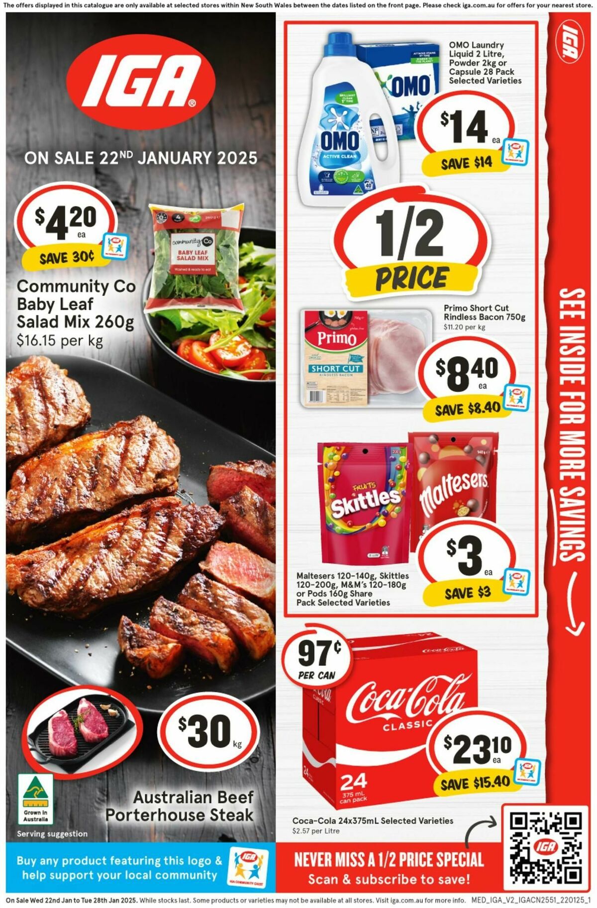 IGA Catalogues from 22 January