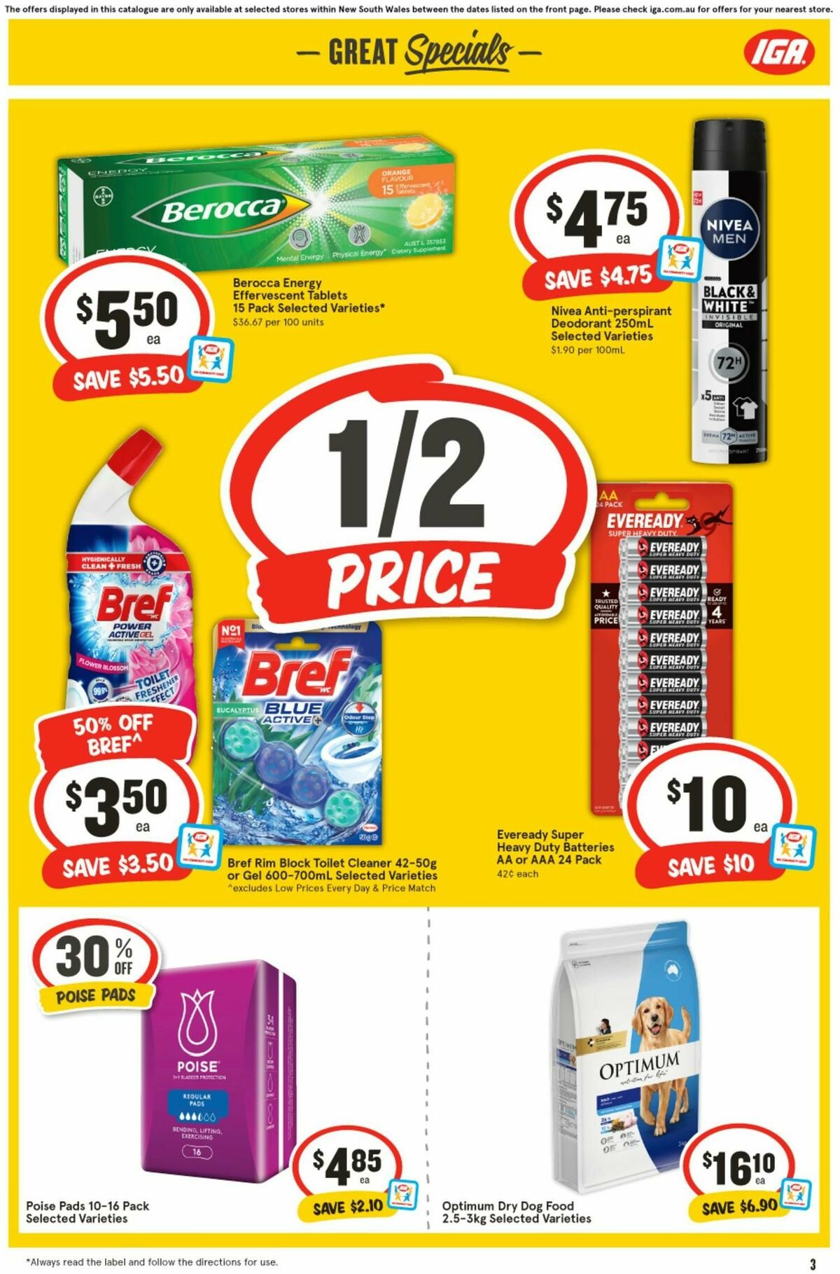 IGA Catalogues from 22 January