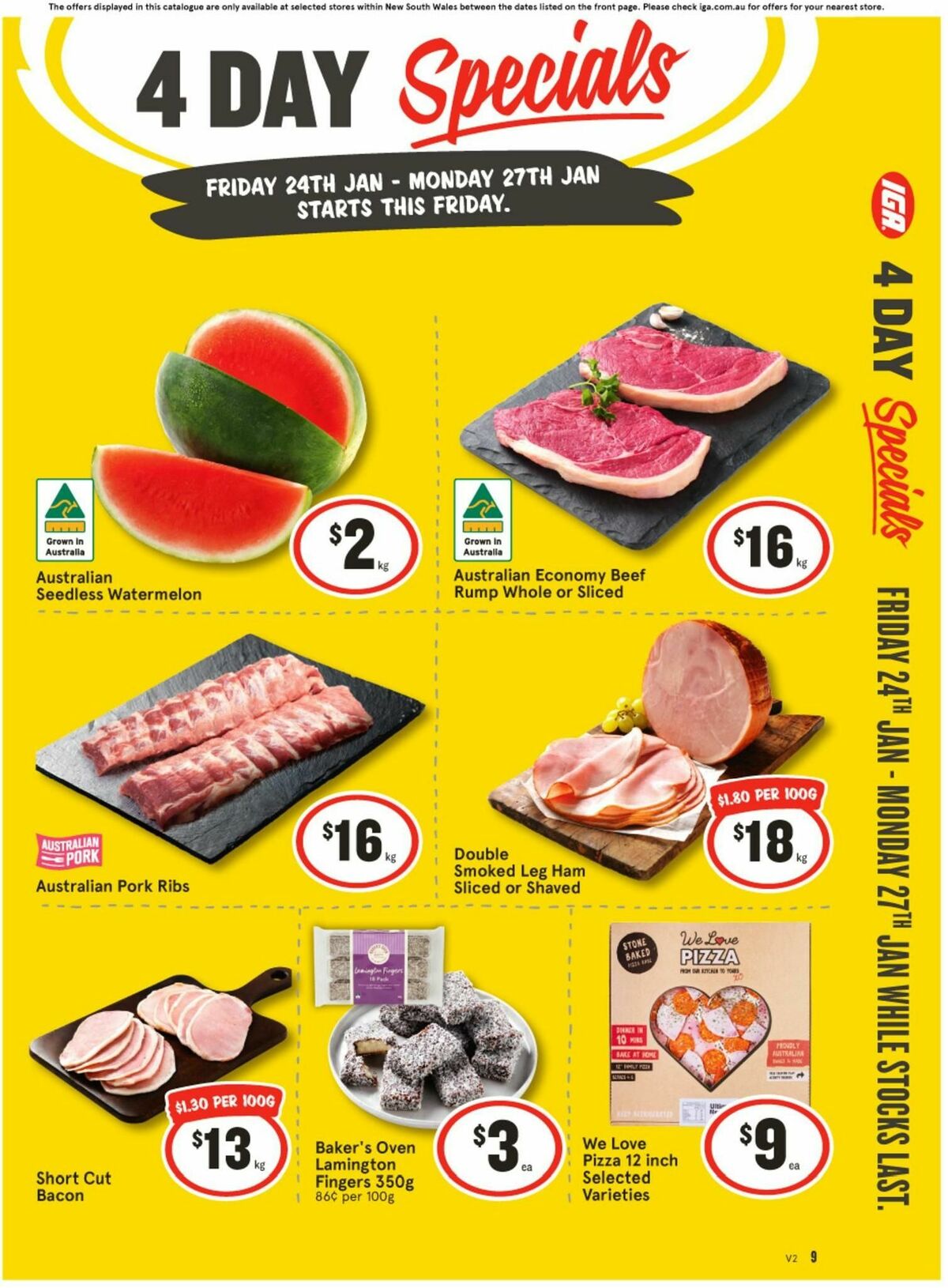 IGA 4 Day Specials Catalogues from 24 January