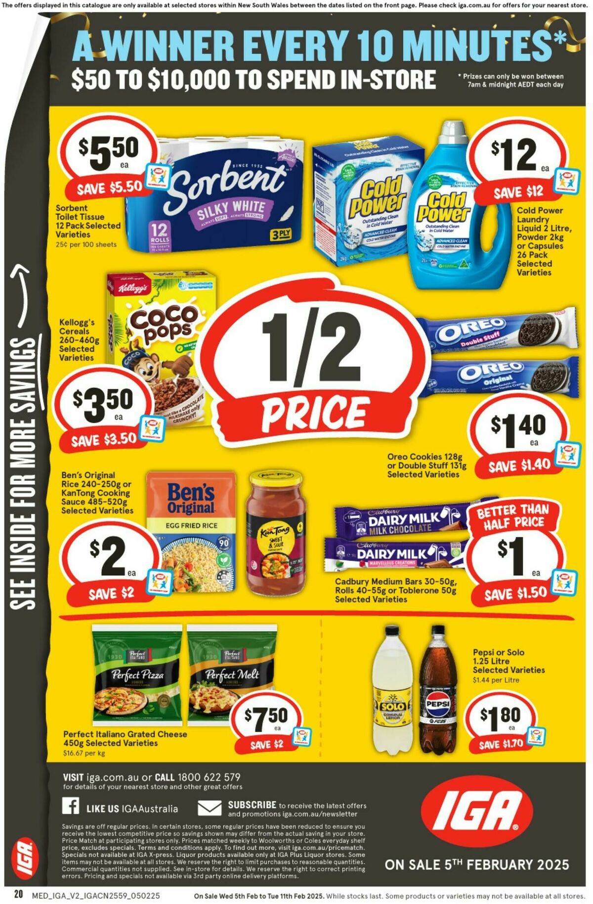 IGA Catalogues from 5 February