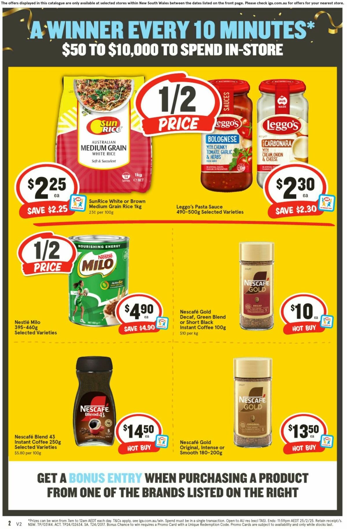 IGA Catalogues from 5 February