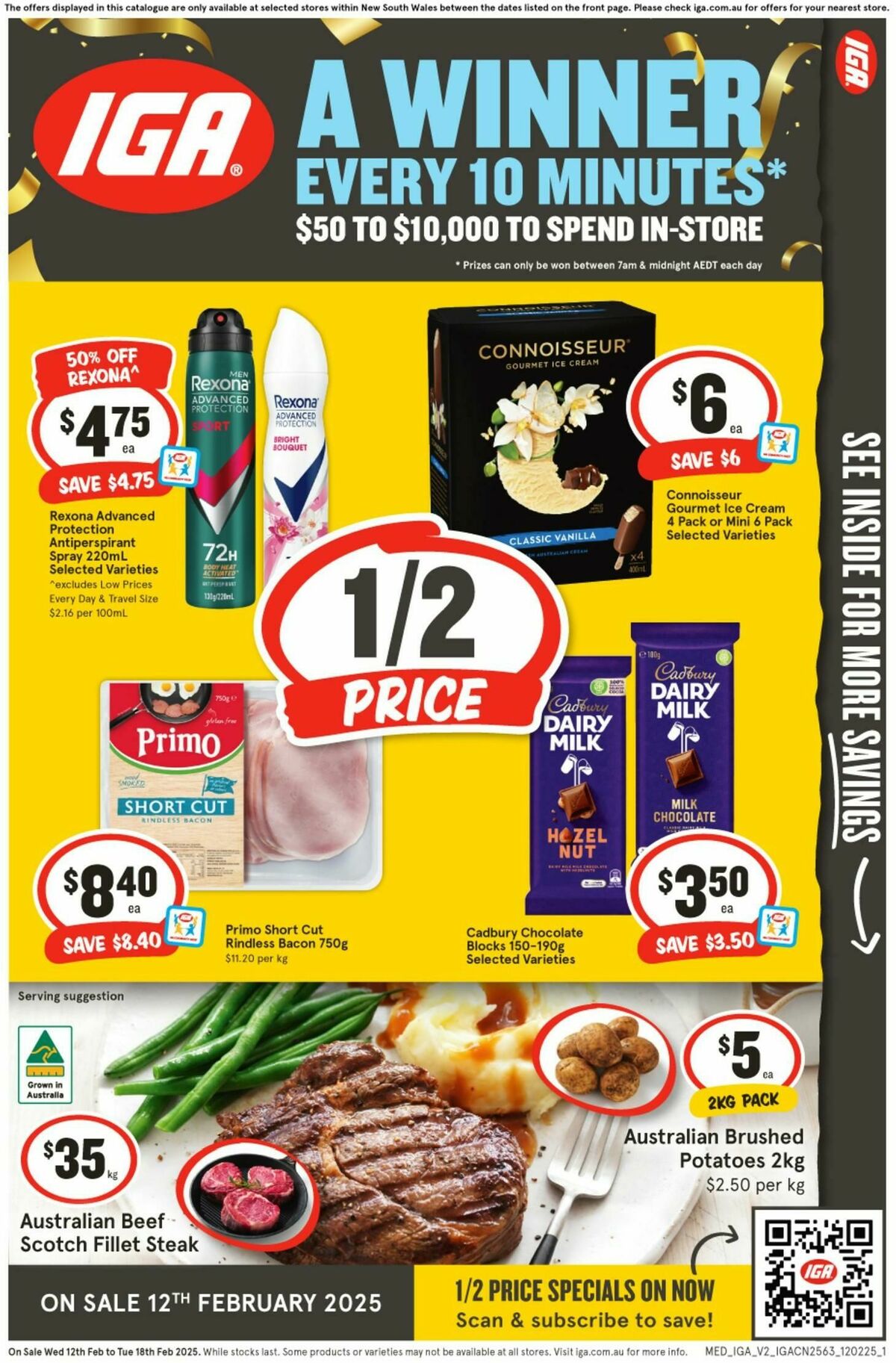 IGA Catalogues from 12 February