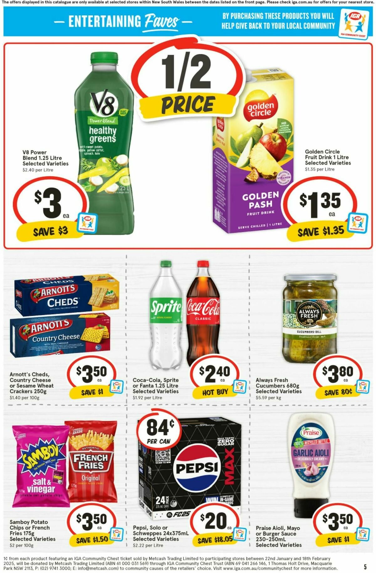 IGA Catalogues from 12 February