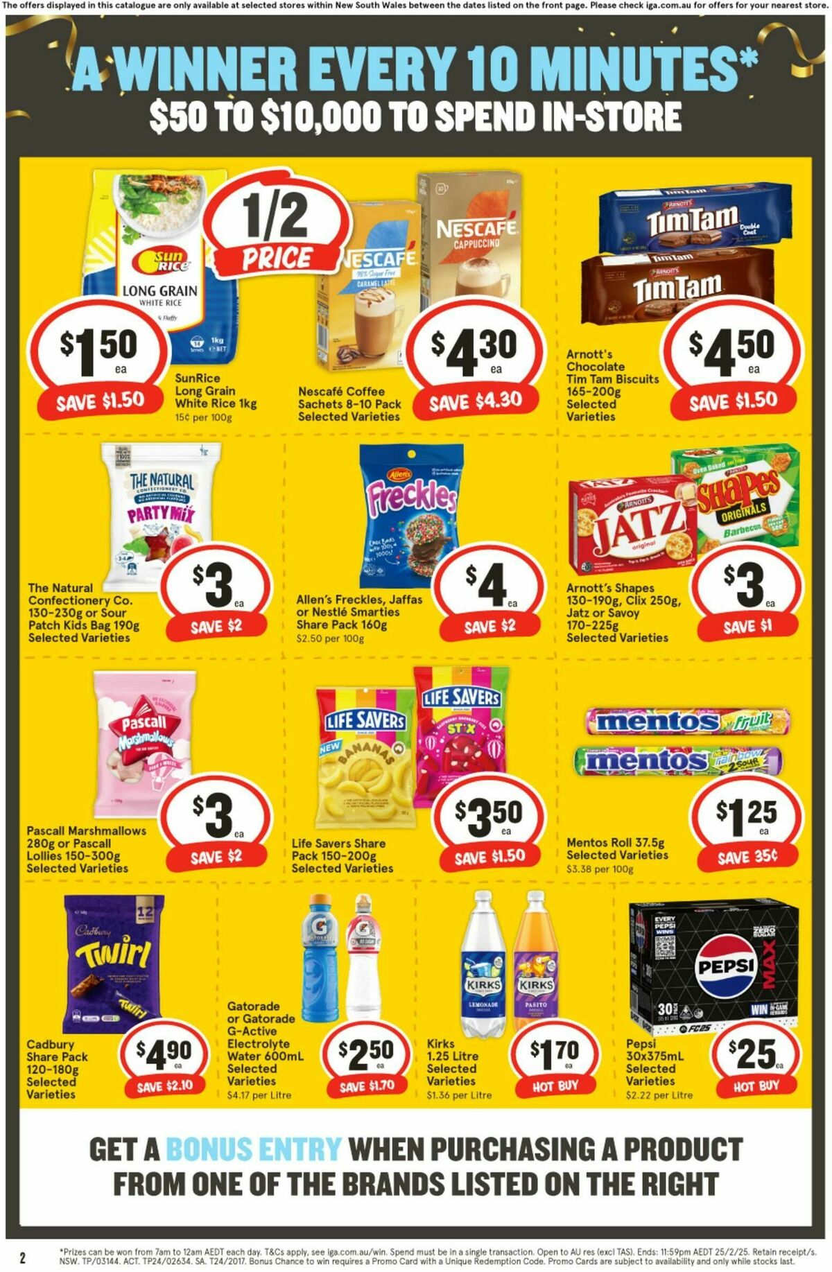IGA Catalogues from 19 February