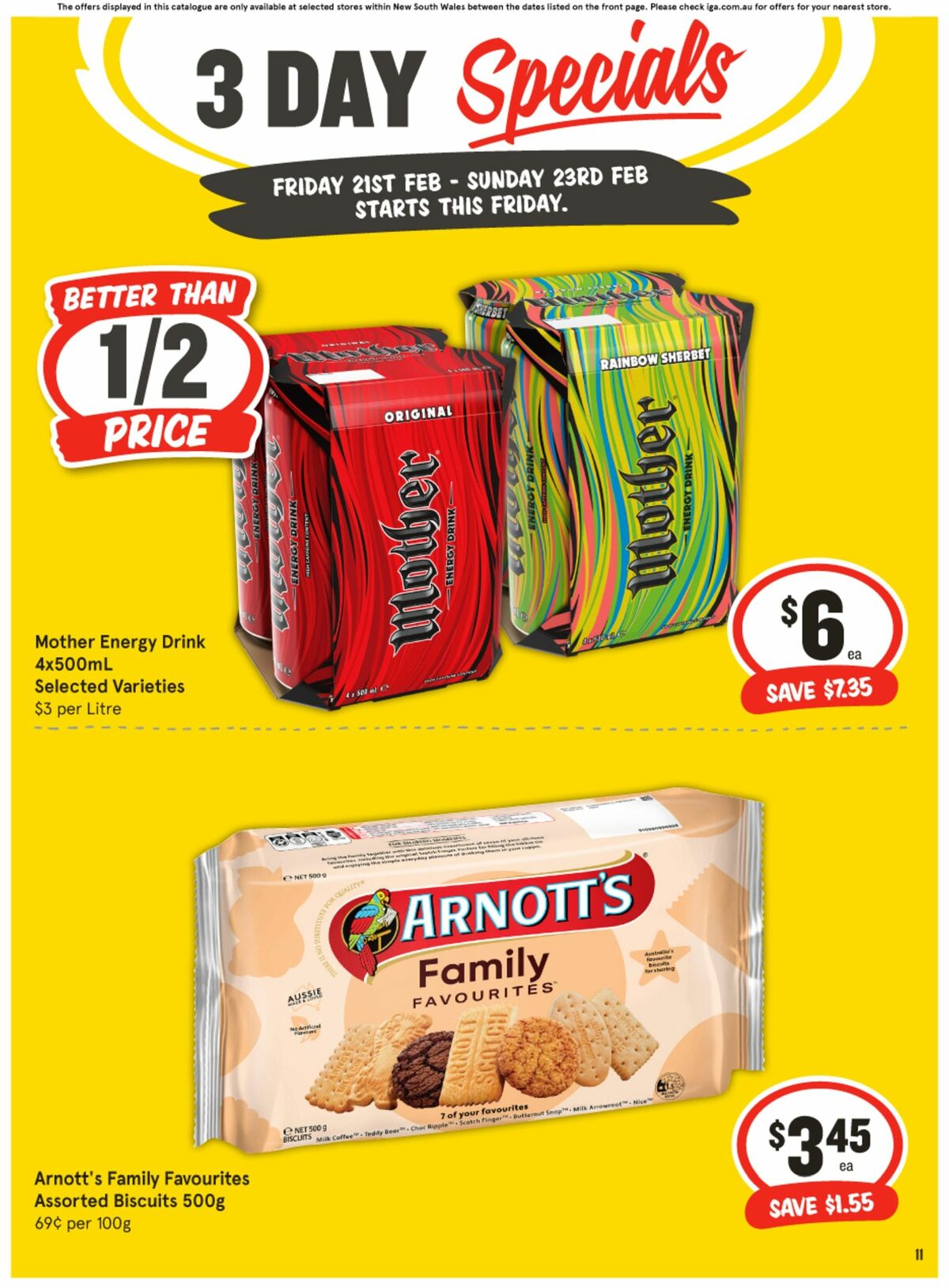 IGA 3-Day Sale Catalogues from 21 February