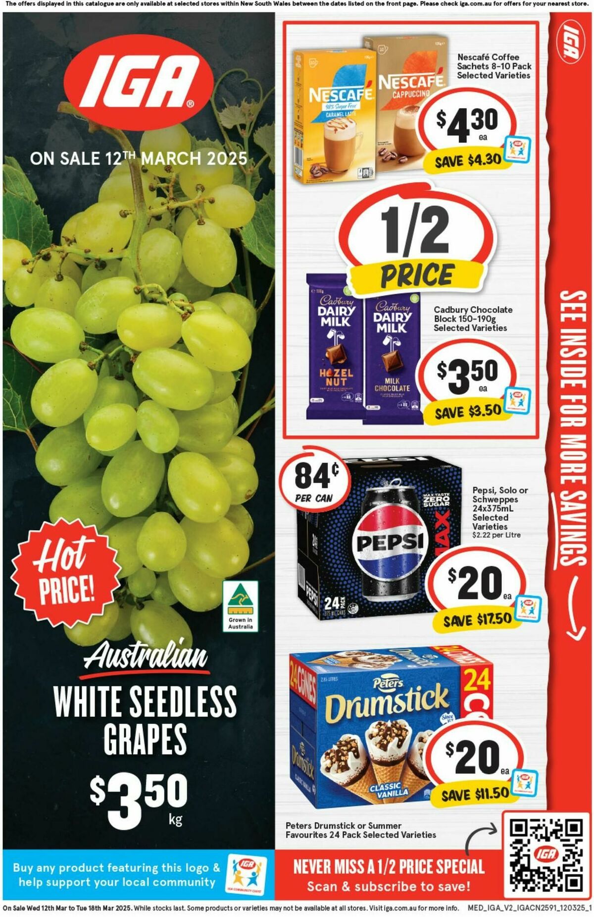 IGA Catalogues from 12 March