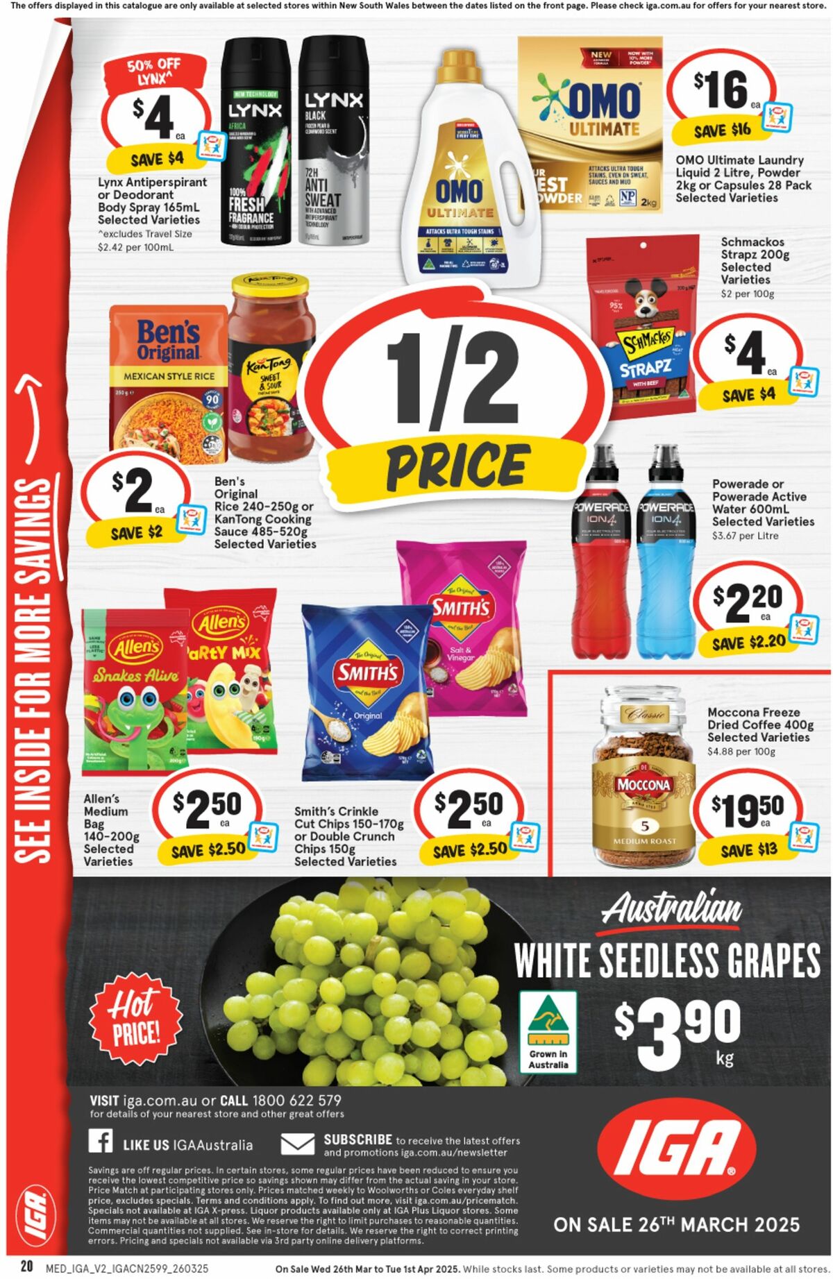 IGA Catalogues from 26 March