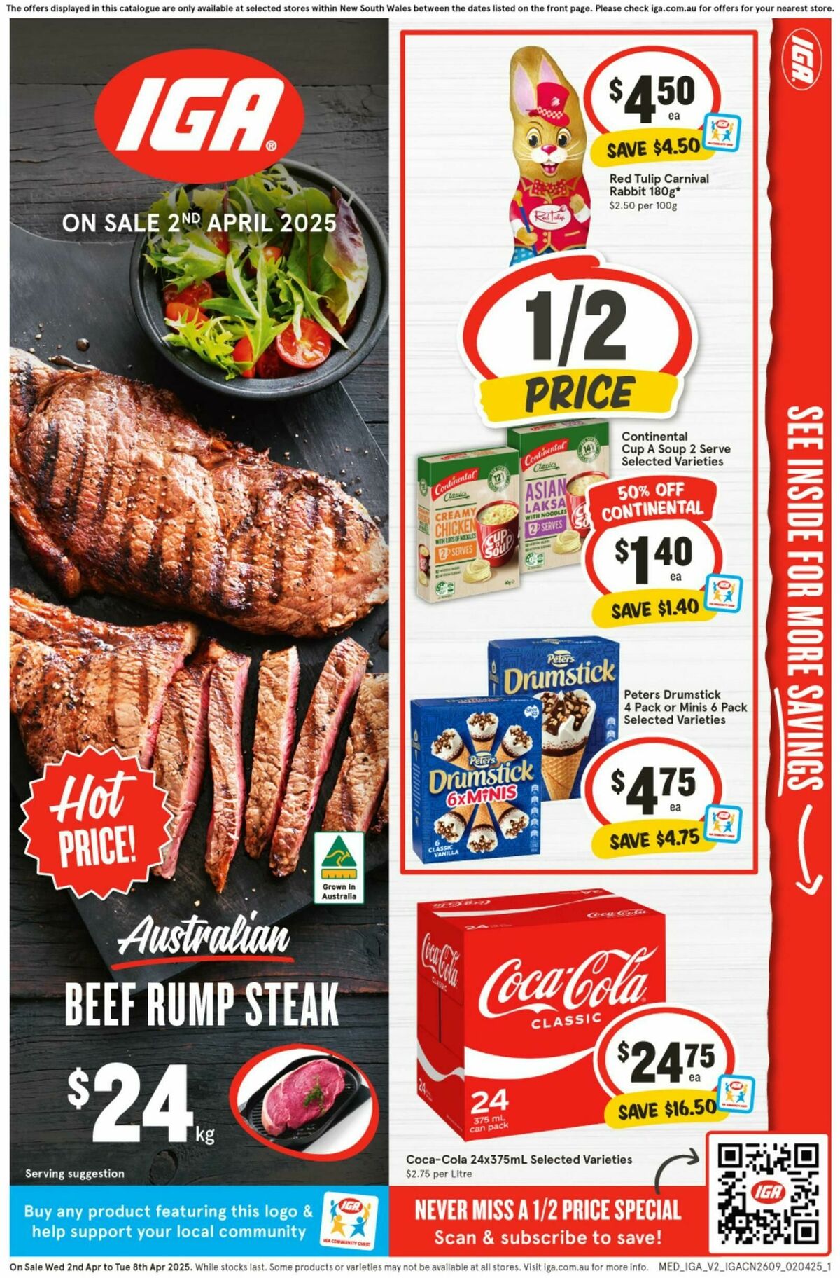 IGA Catalogues from 2 April