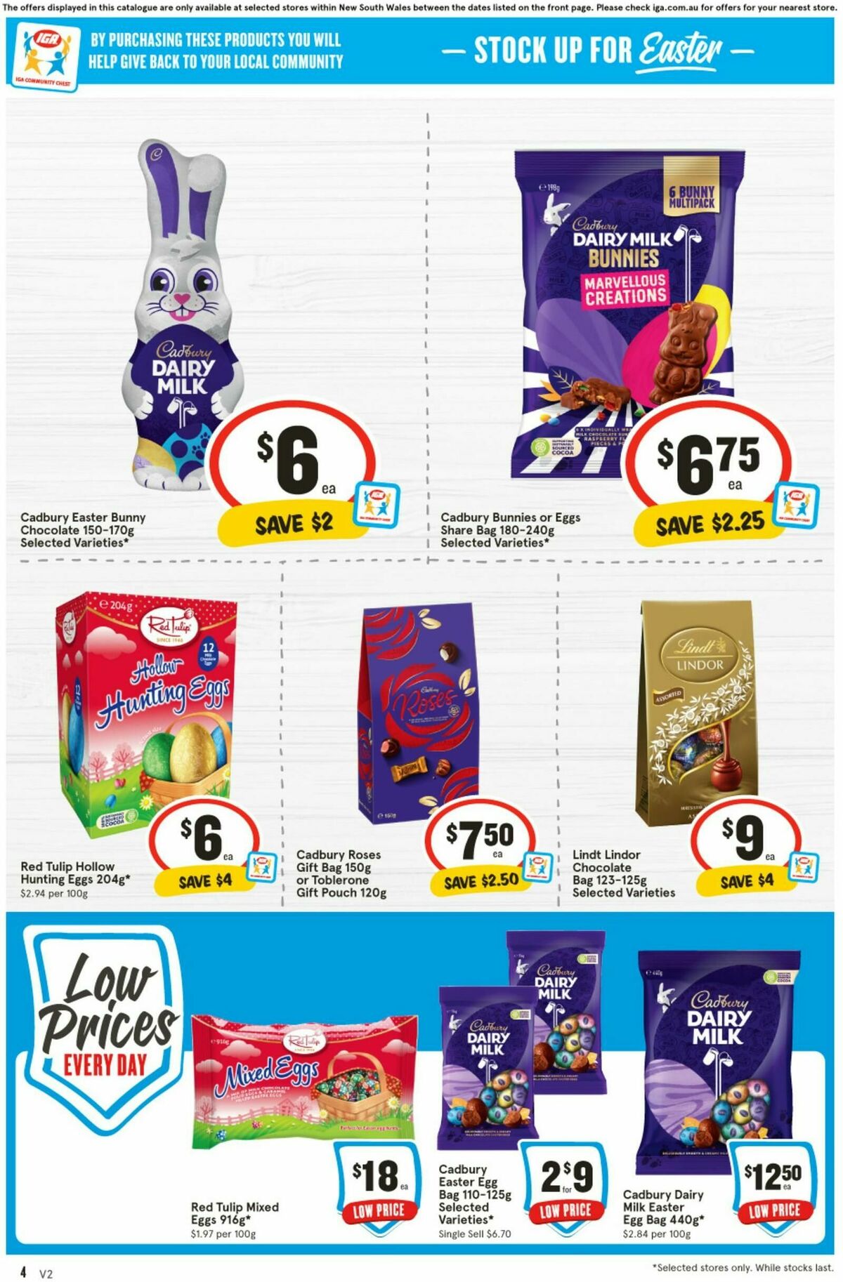 IGA Catalogues from 2 April