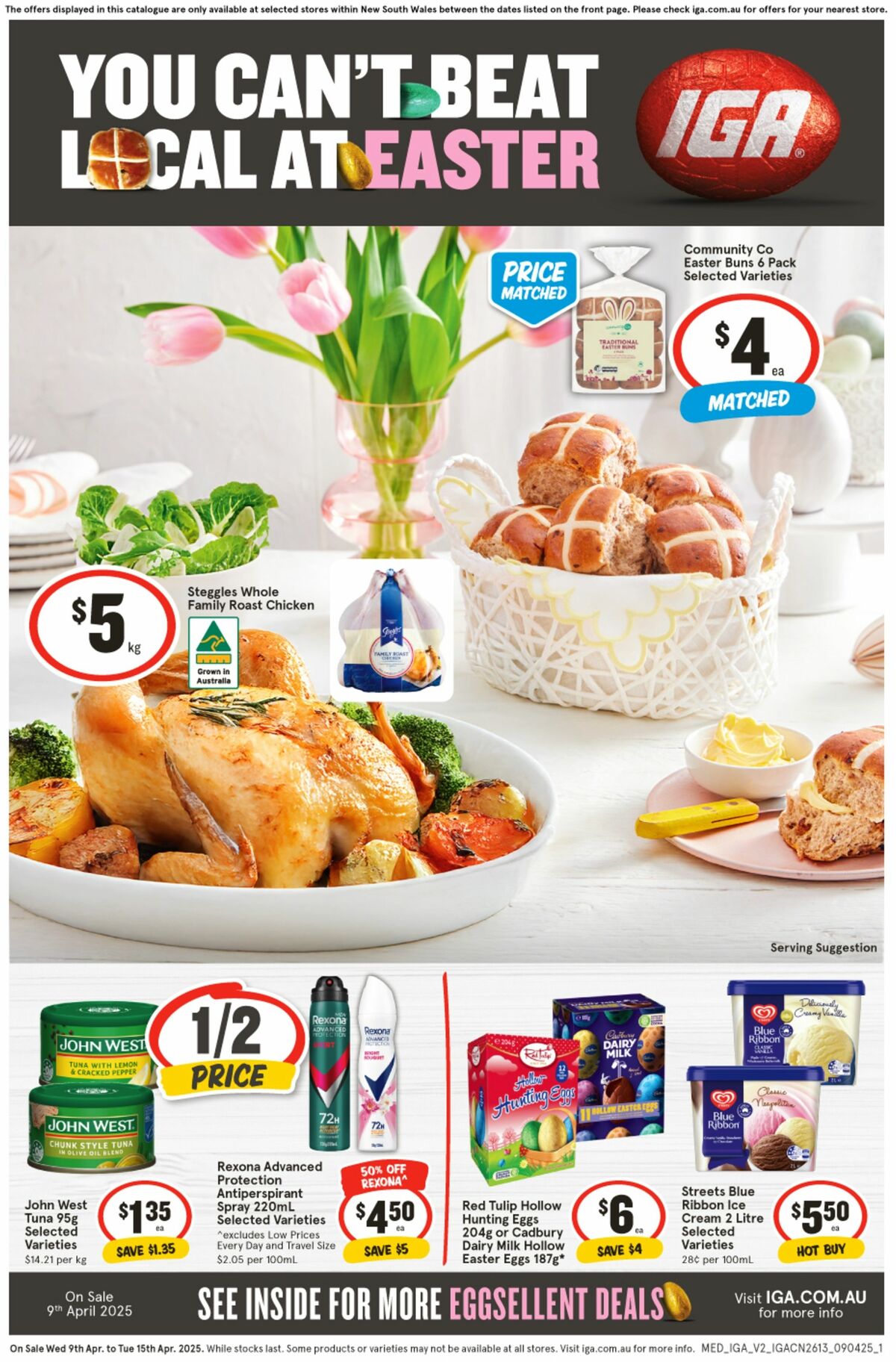 IGA Catalogues from 9 April