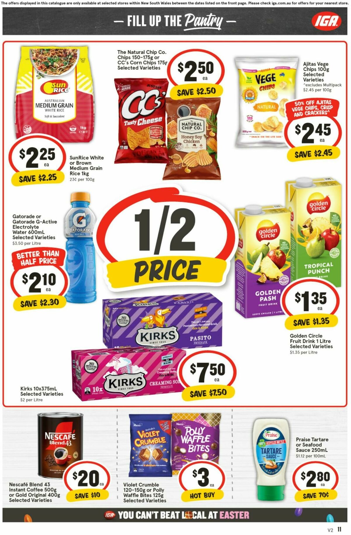 IGA Catalogues from 16 April
