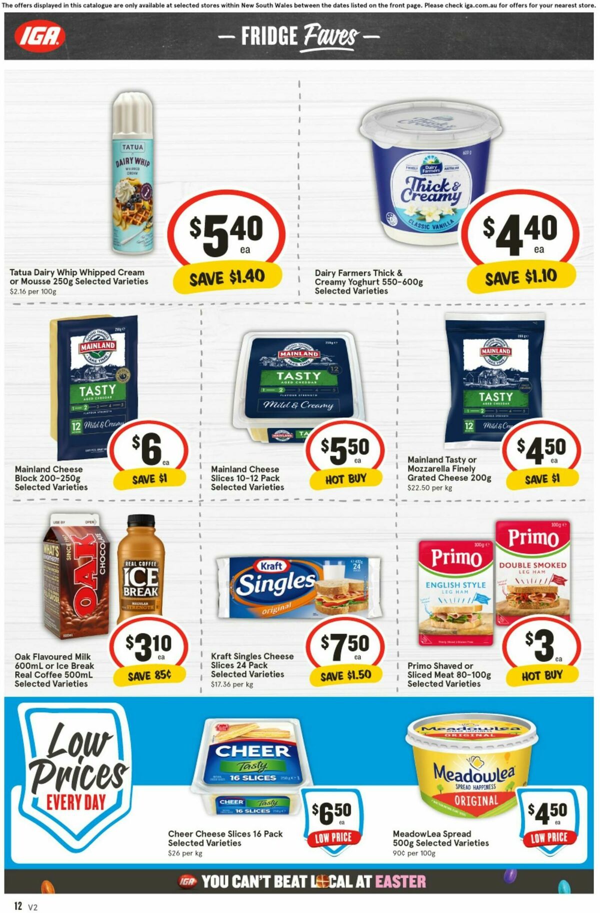 IGA Catalogues from 16 April