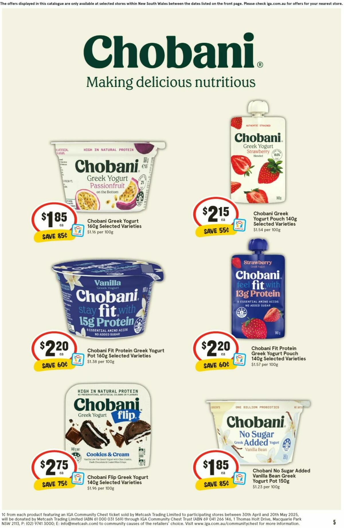 IGA Catalogues from 30 April