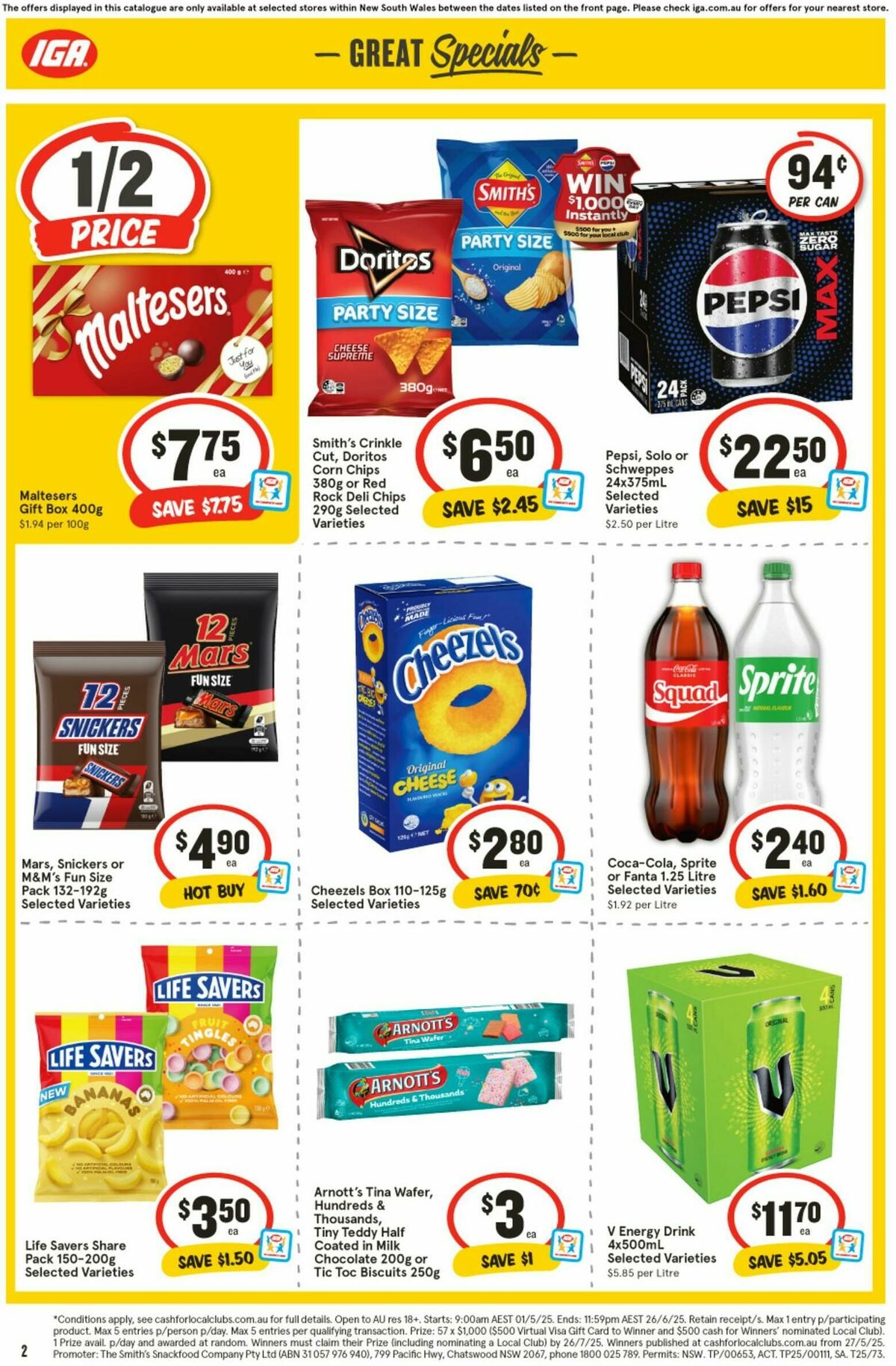 IGA Catalogues from 7 May
