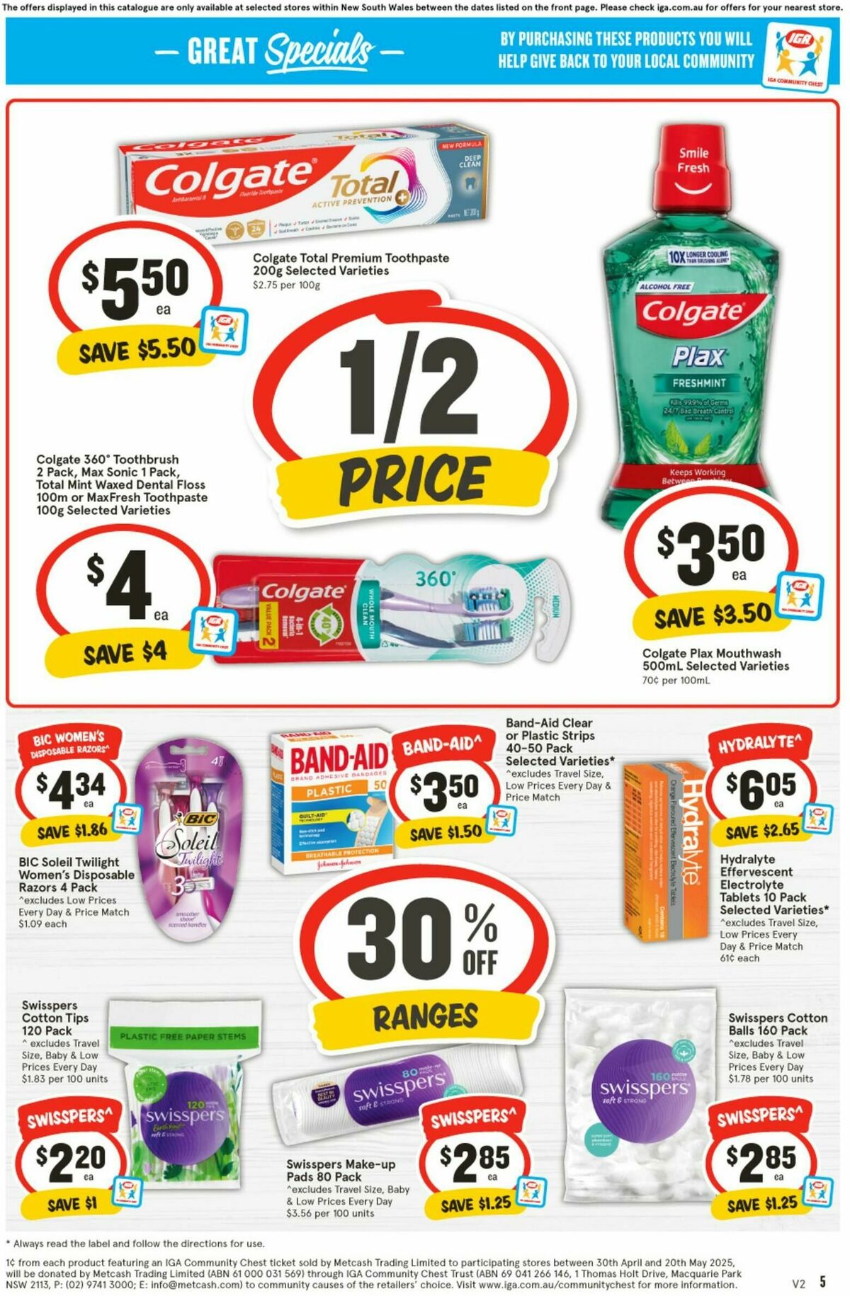 IGA Catalogues from 7 May