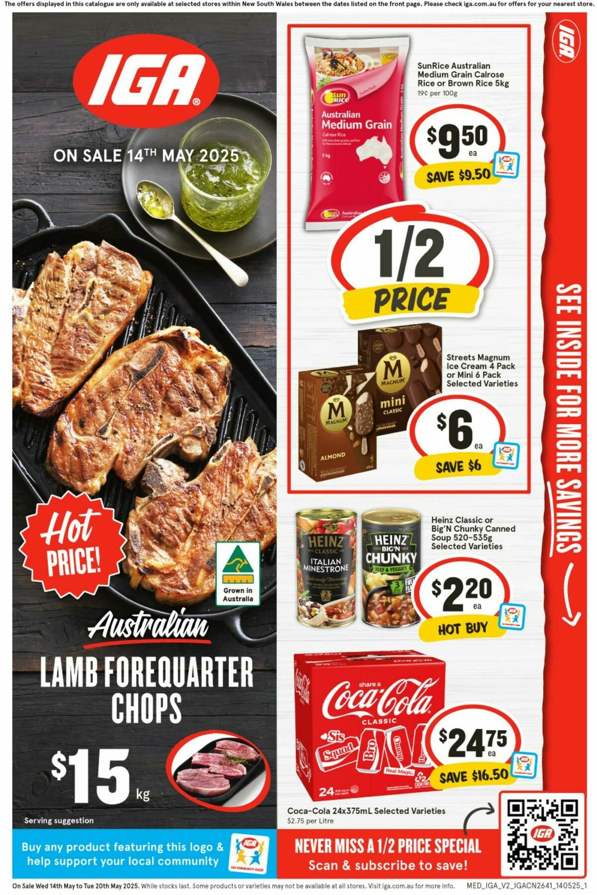 IGA Catalogues from 14 May