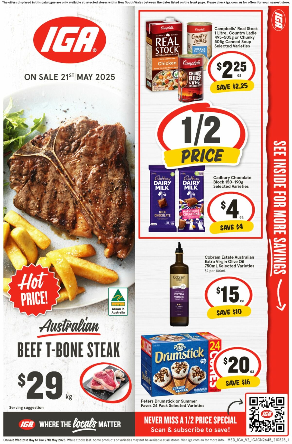 IGA Catalogues from 21 May