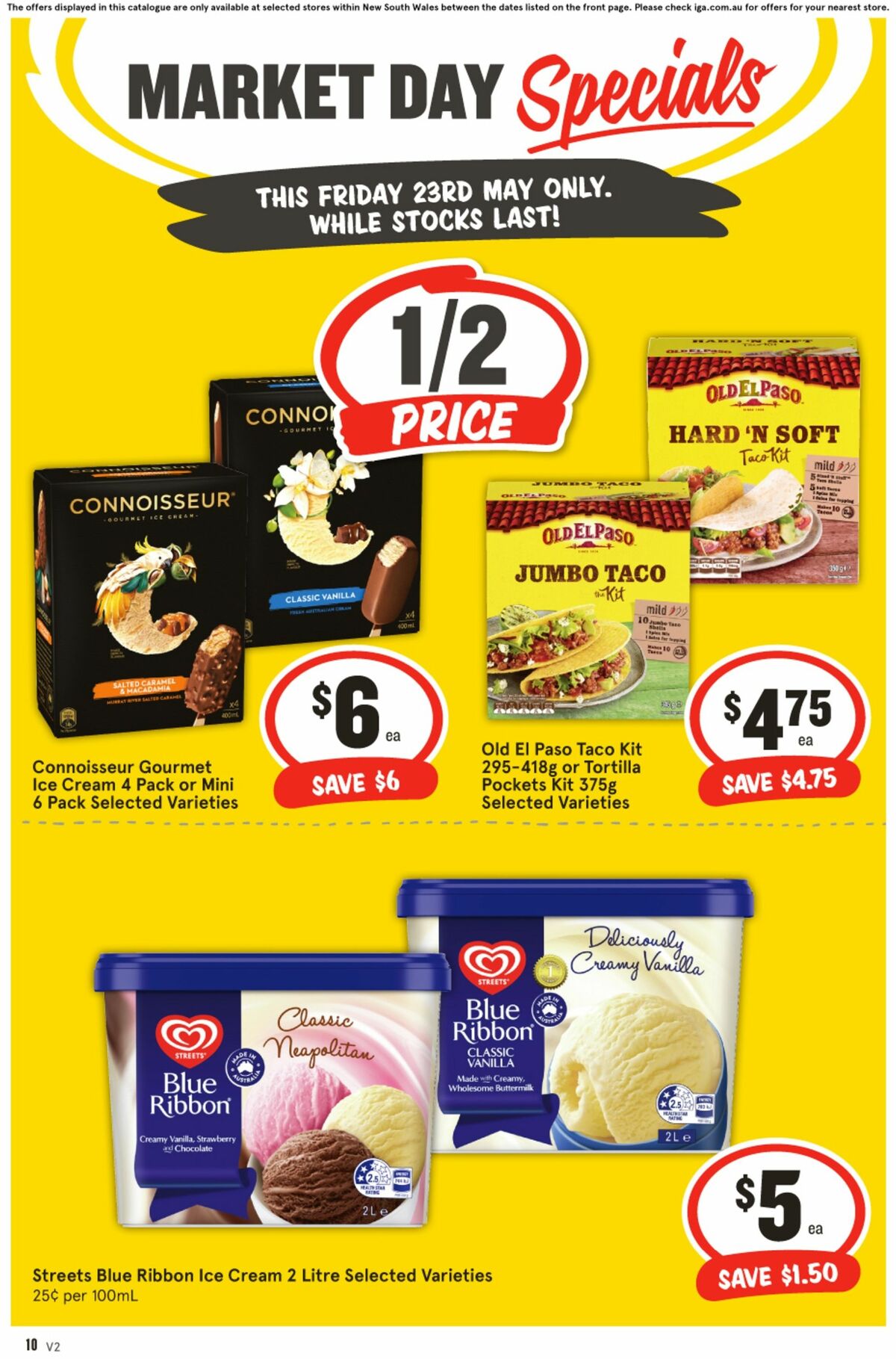 IGA Market Day Specials Catalogues from 23 May