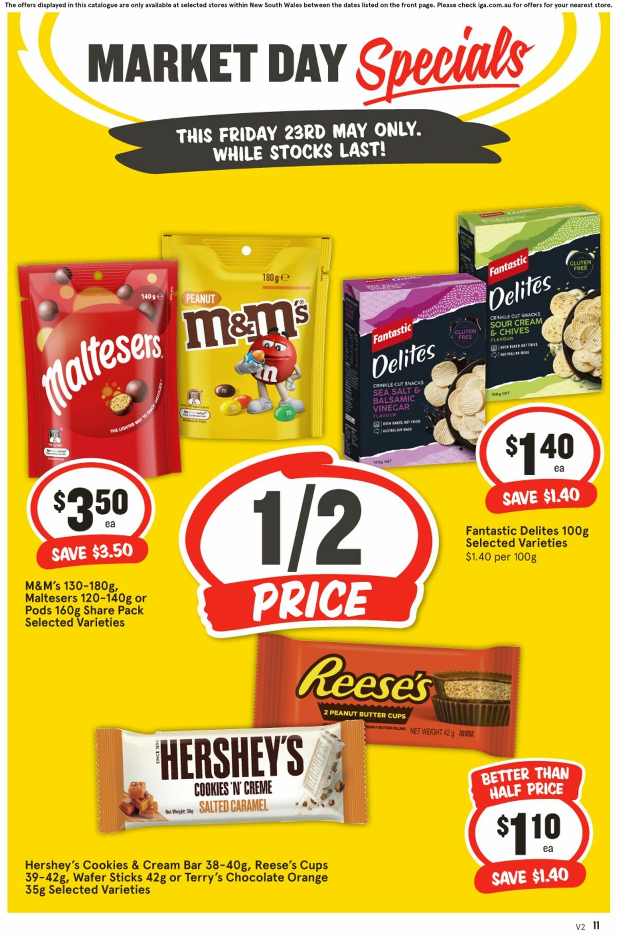 IGA Market Day Specials Catalogues from 23 May