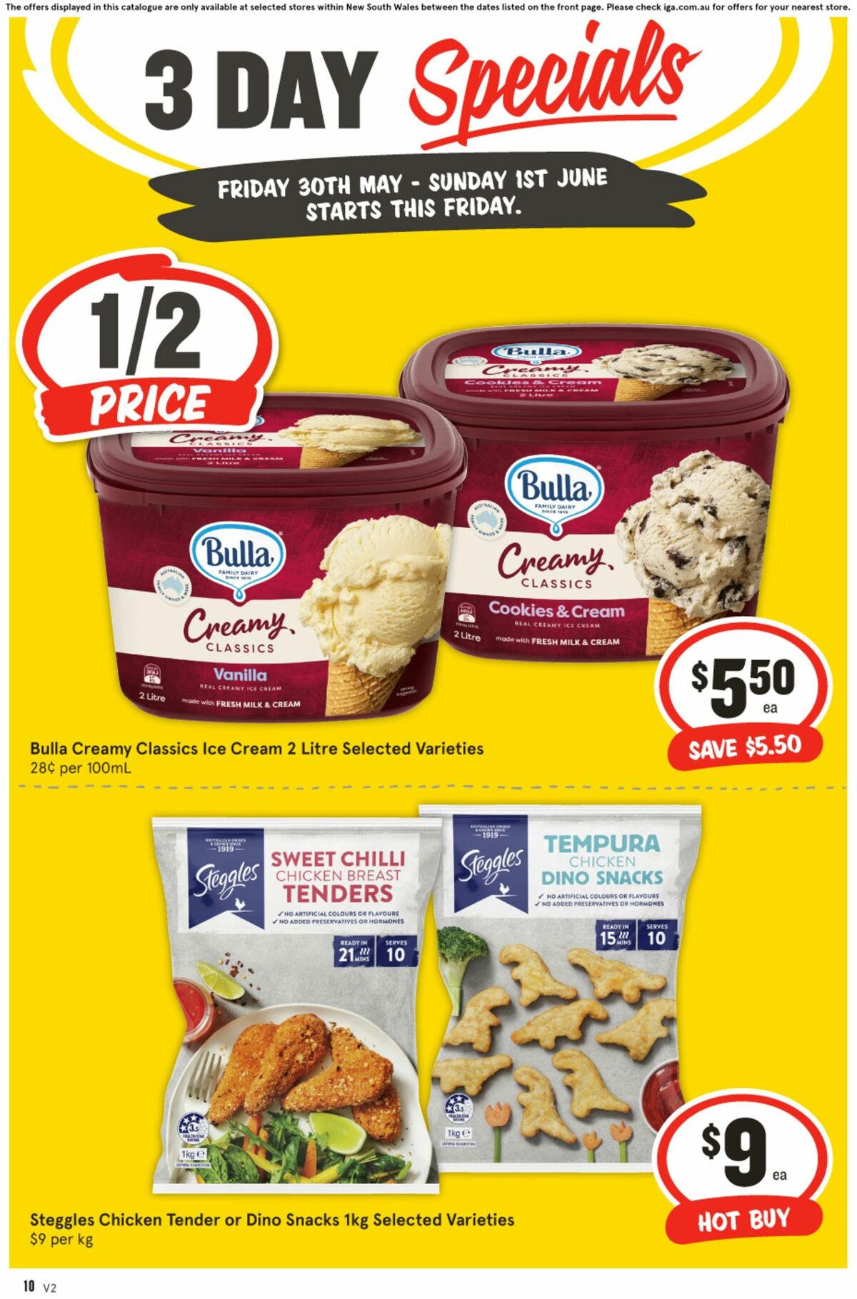 IGA 3 Day Specials Catalogues from 30 May