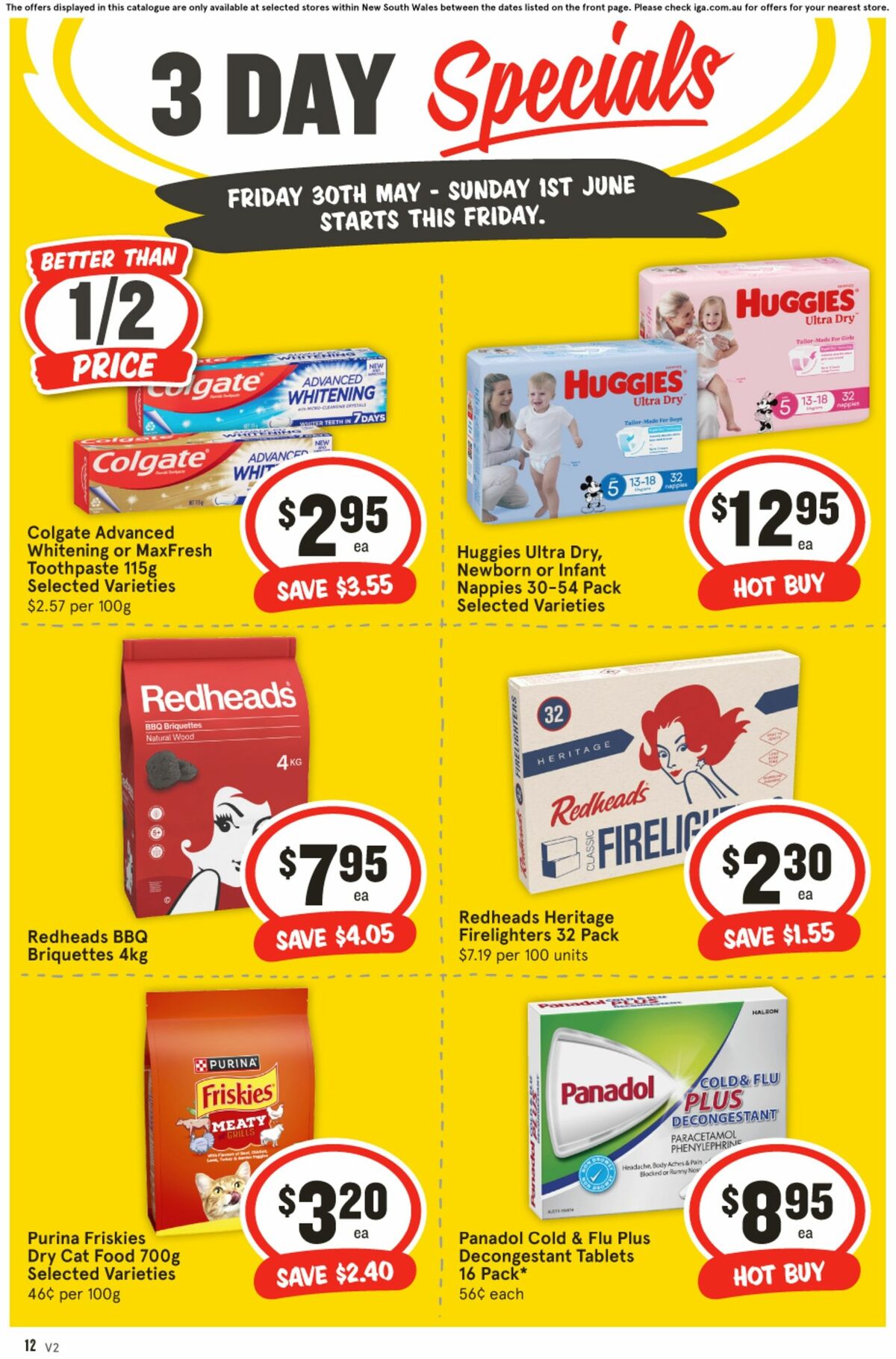 IGA 3 Day Specials Catalogues from 30 May