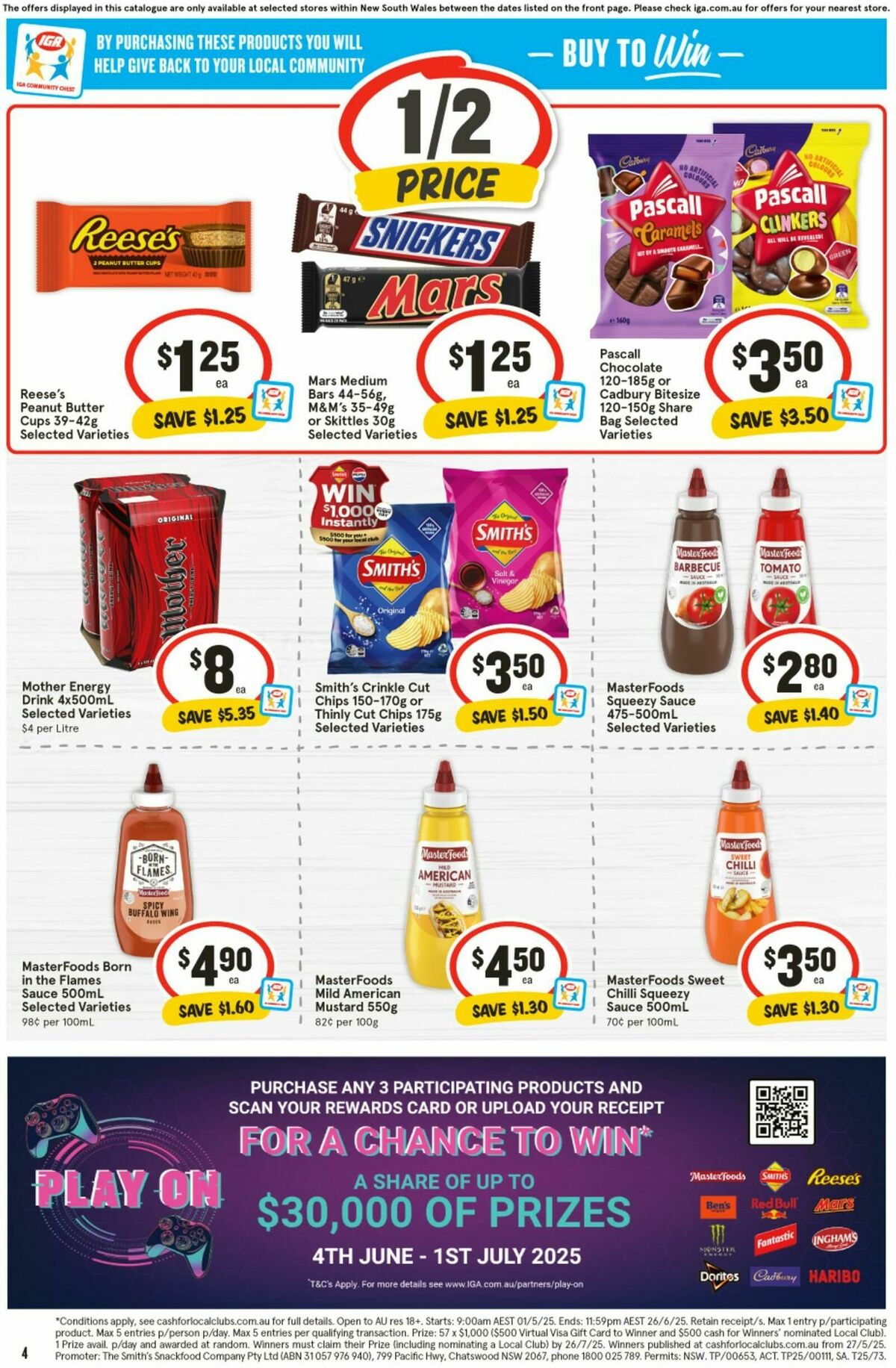 IGA Catalogues from 4 June