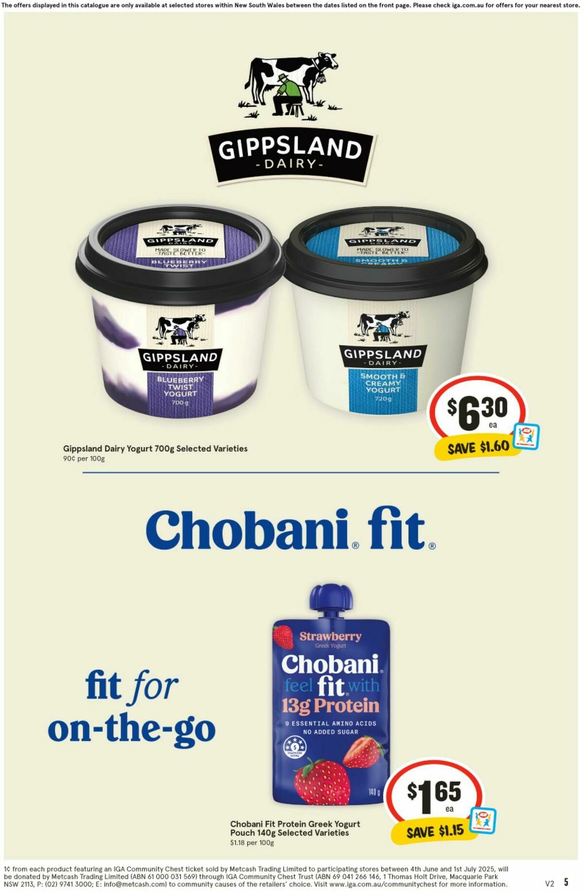 IGA Catalogues from 4 June