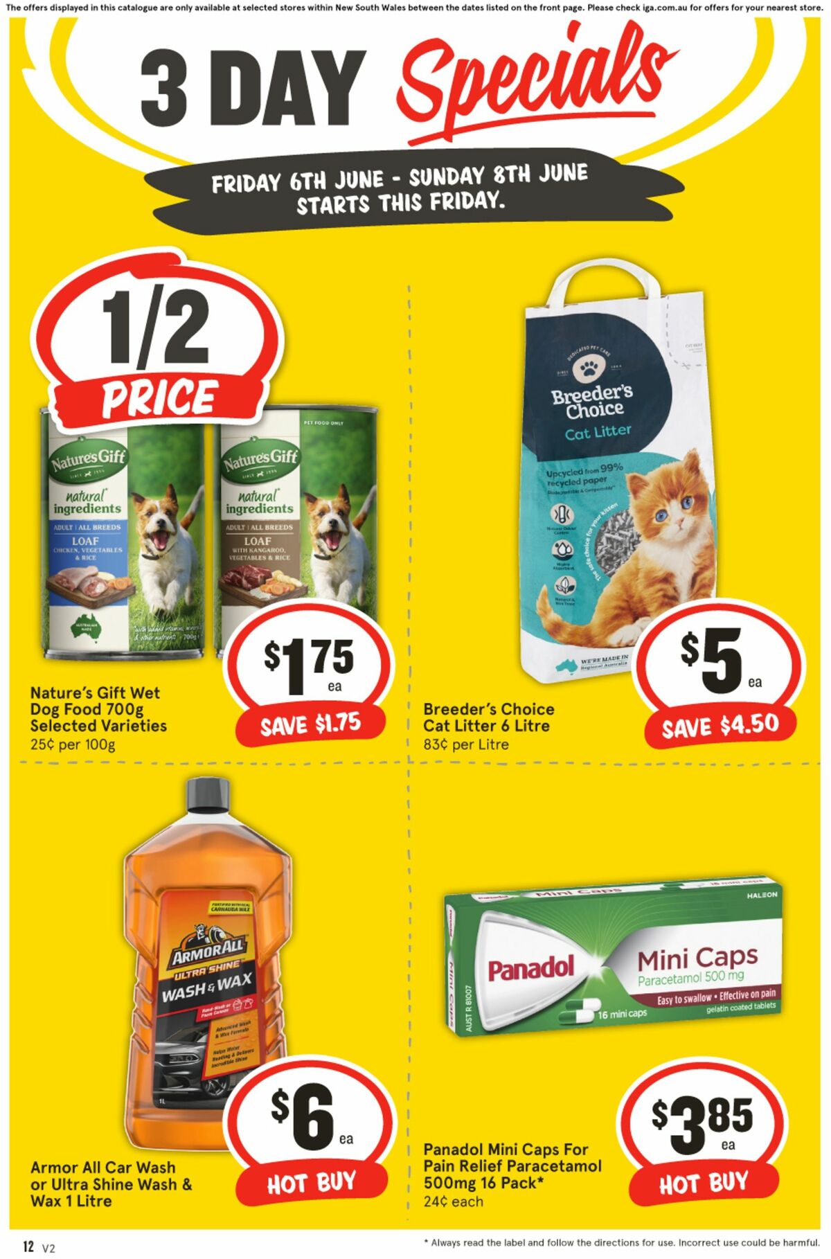 IGA 3 Day Specials Catalogues from 6 June
