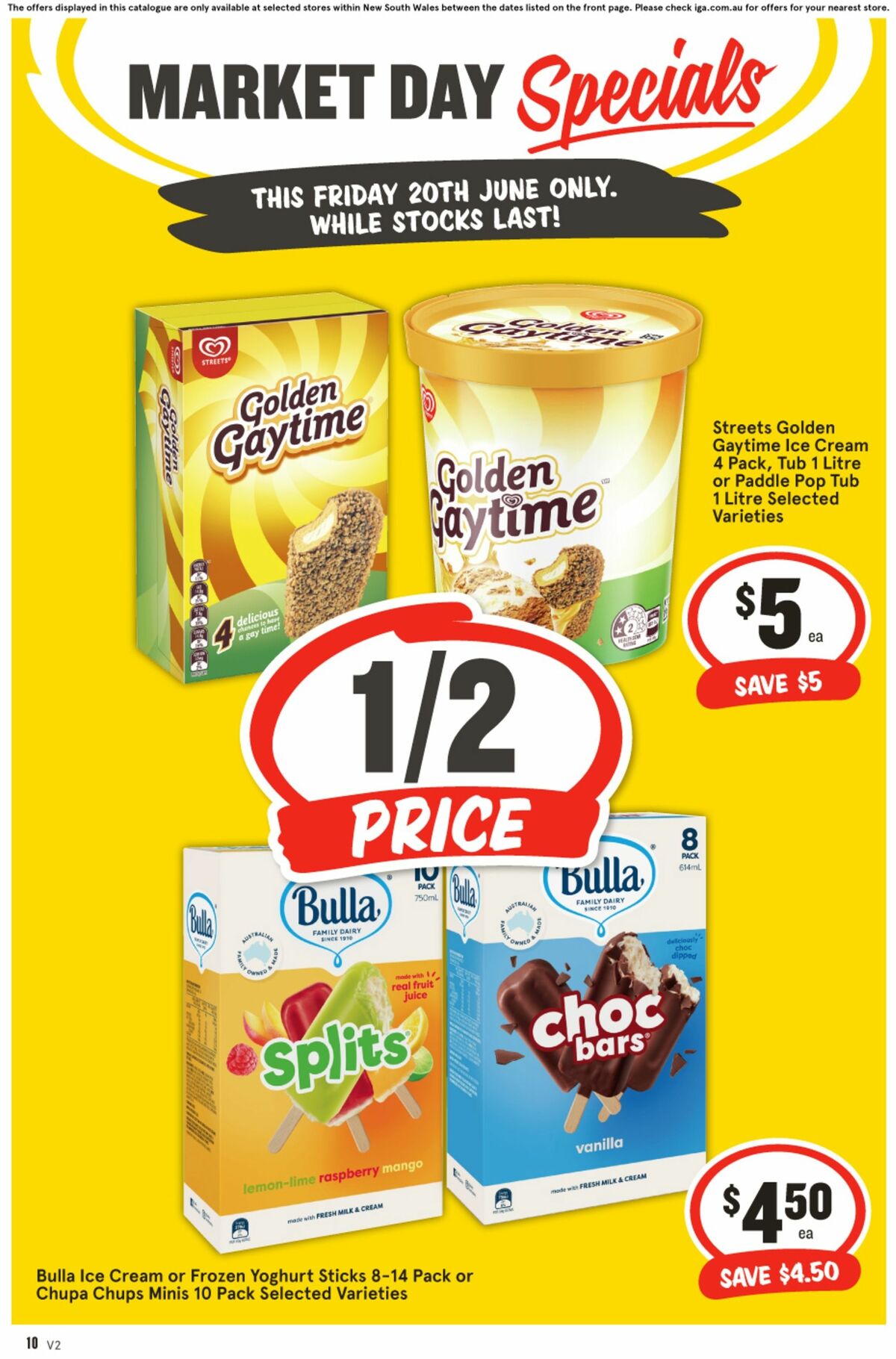IGA Market Day Specials Catalogues from 20 June