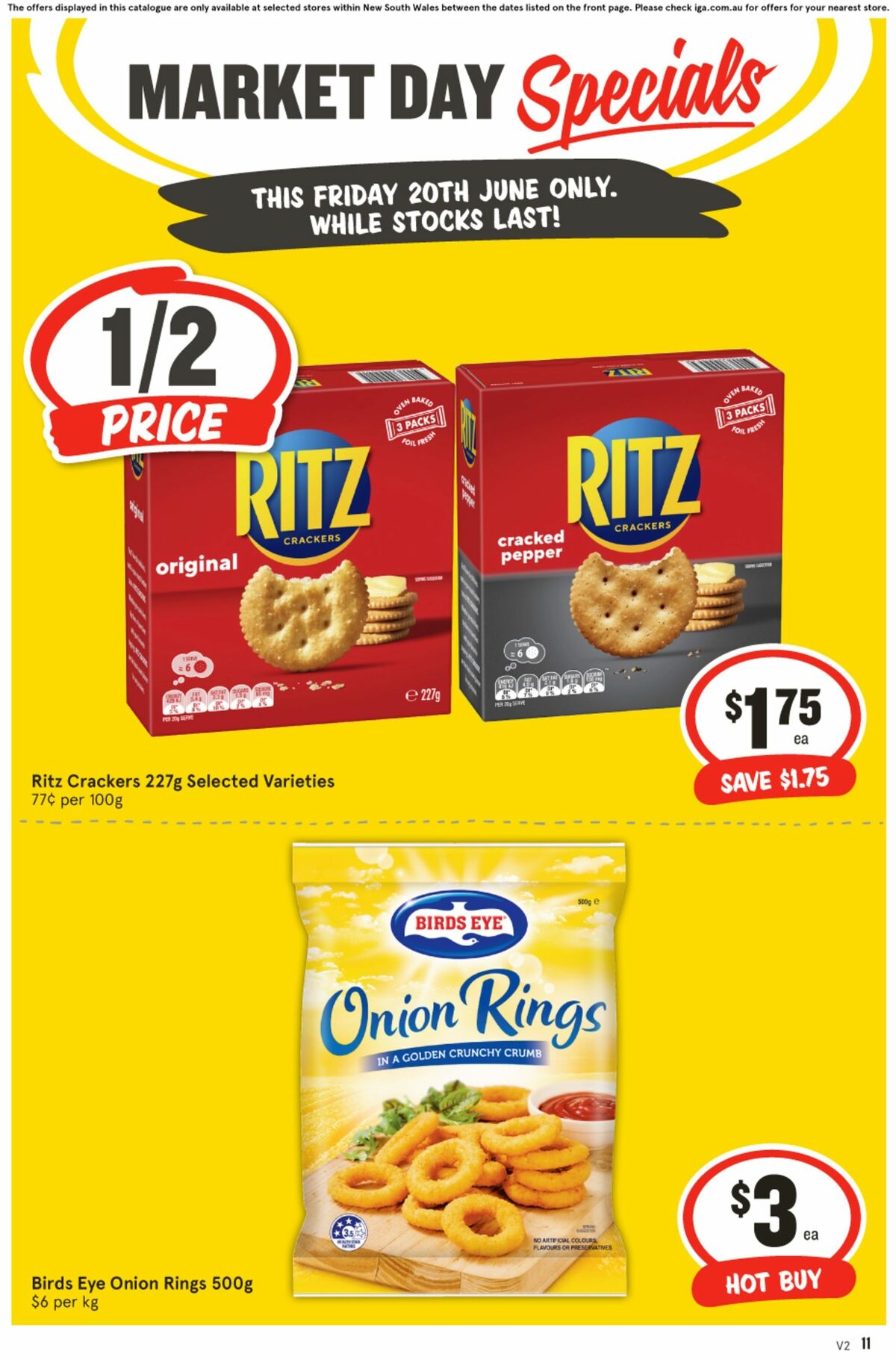 IGA Market Day Specials Catalogues from 20 June