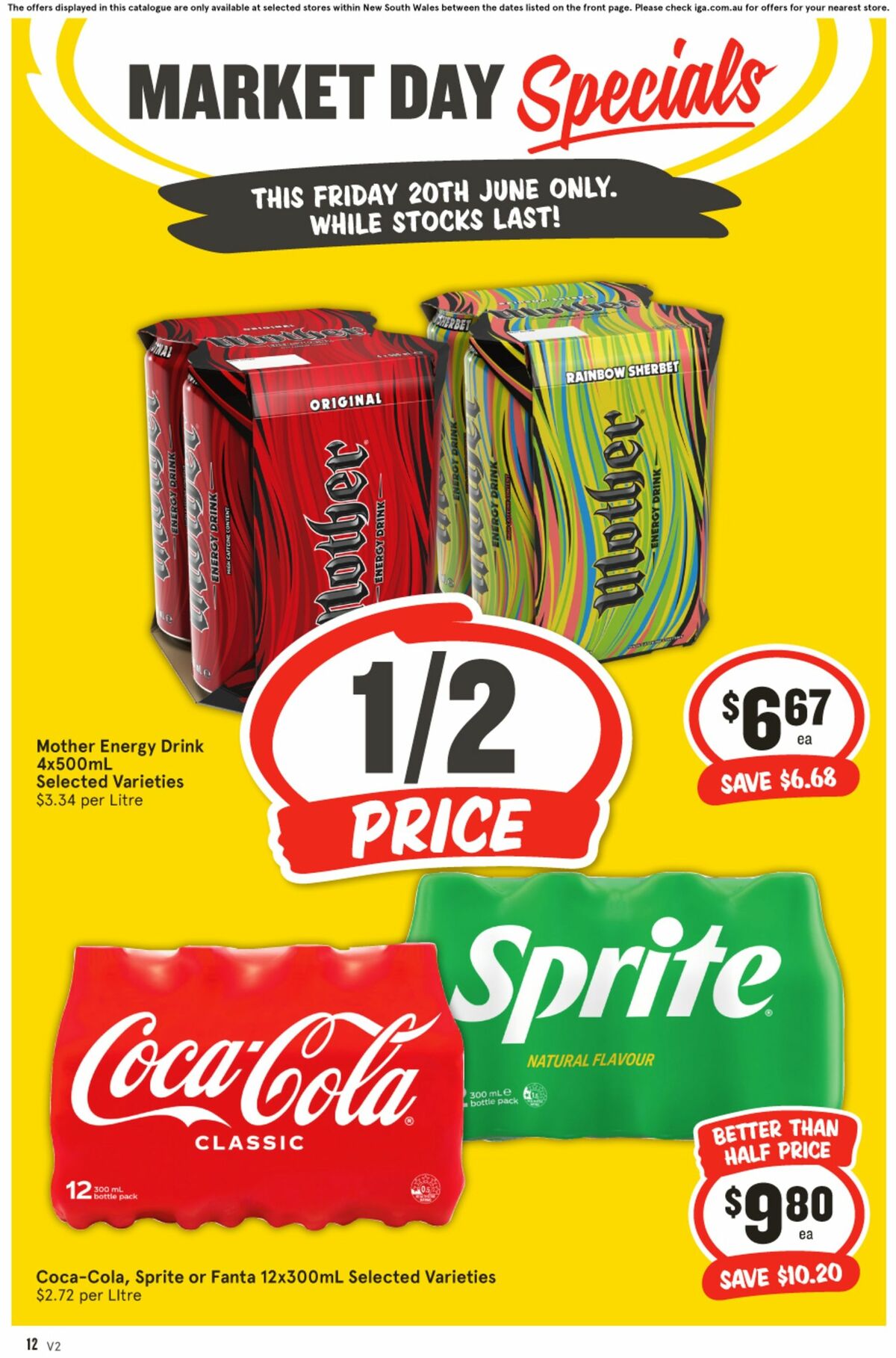 IGA Market Day Specials Catalogues from 20 June