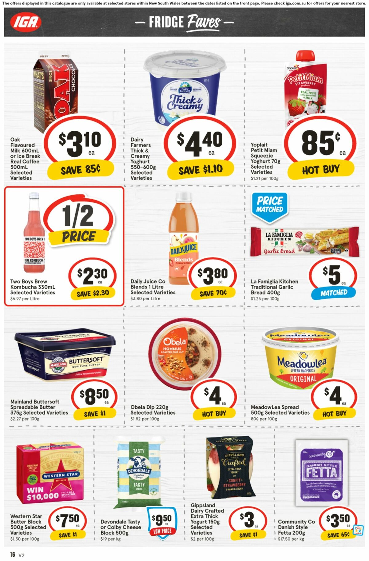 IGA Catalogues from 9 July
