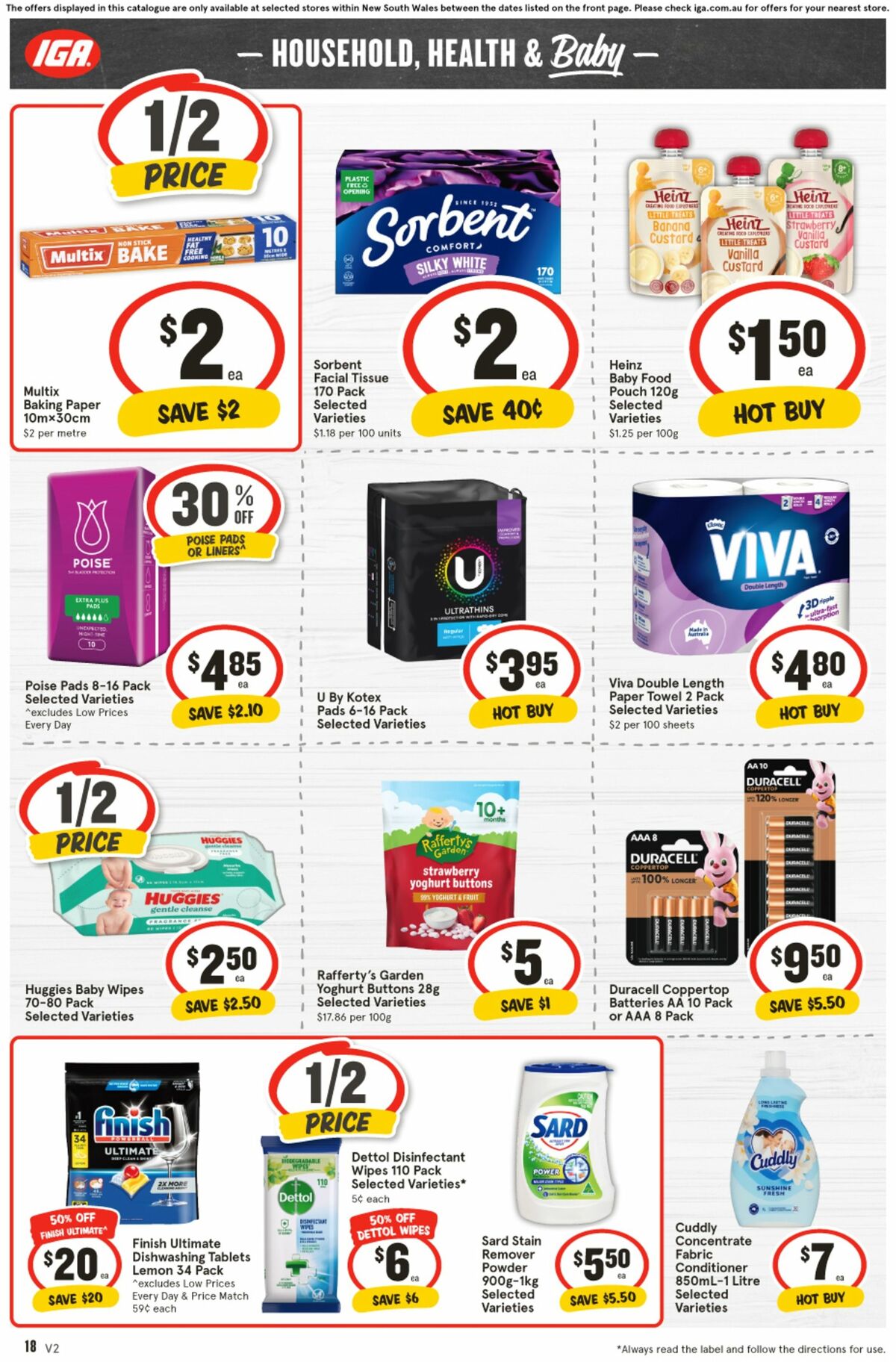 IGA Catalogues from 9 July