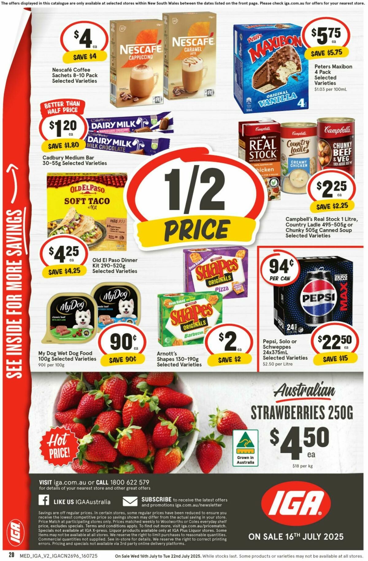 IGA Catalogues from 16 July