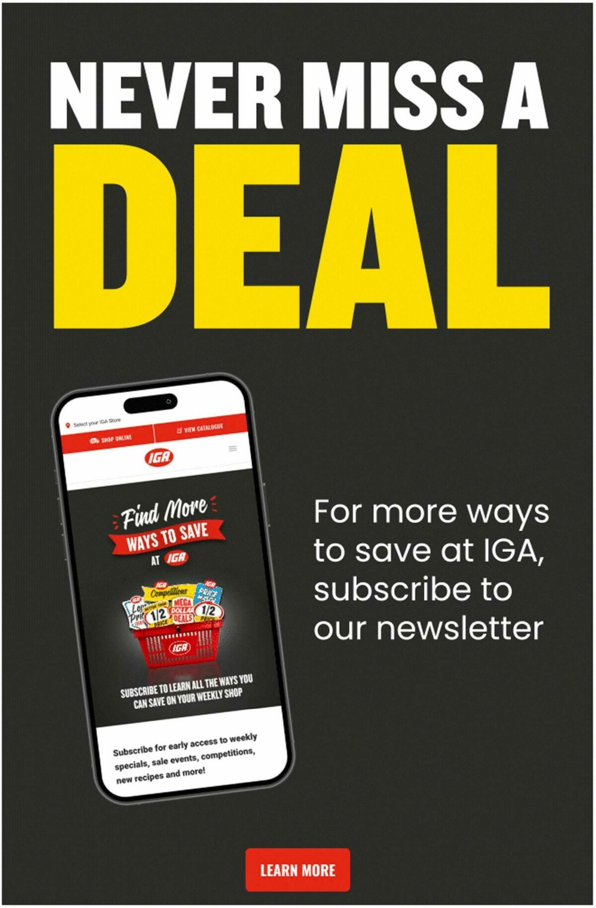 IGA Catalogues from 16 July