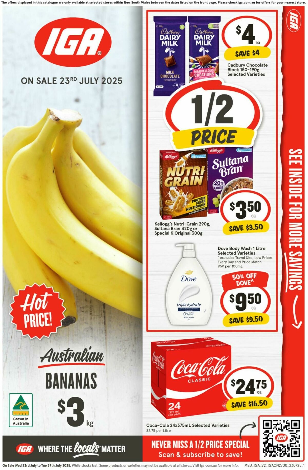 IGA Catalogues from 23 July