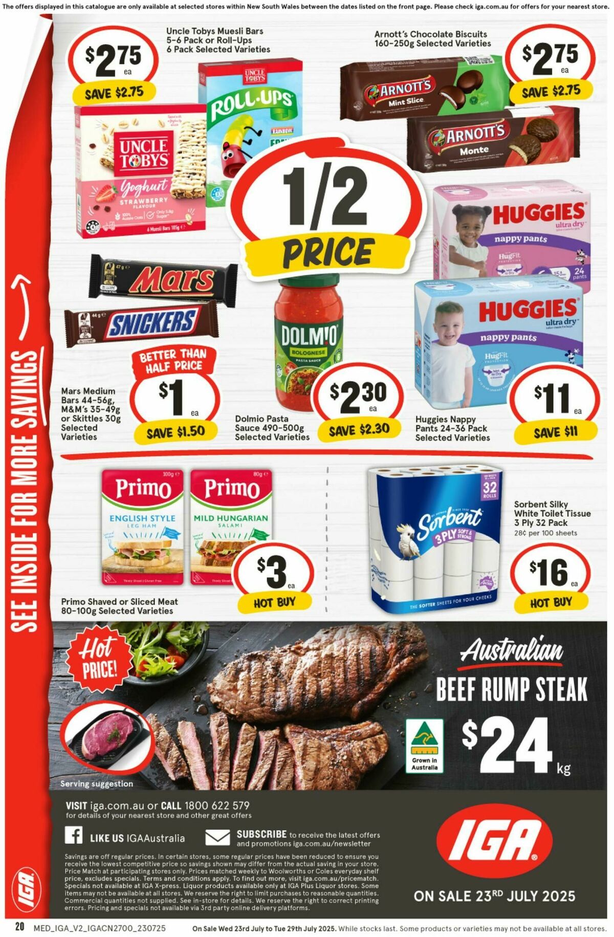 IGA Catalogues from 23 July