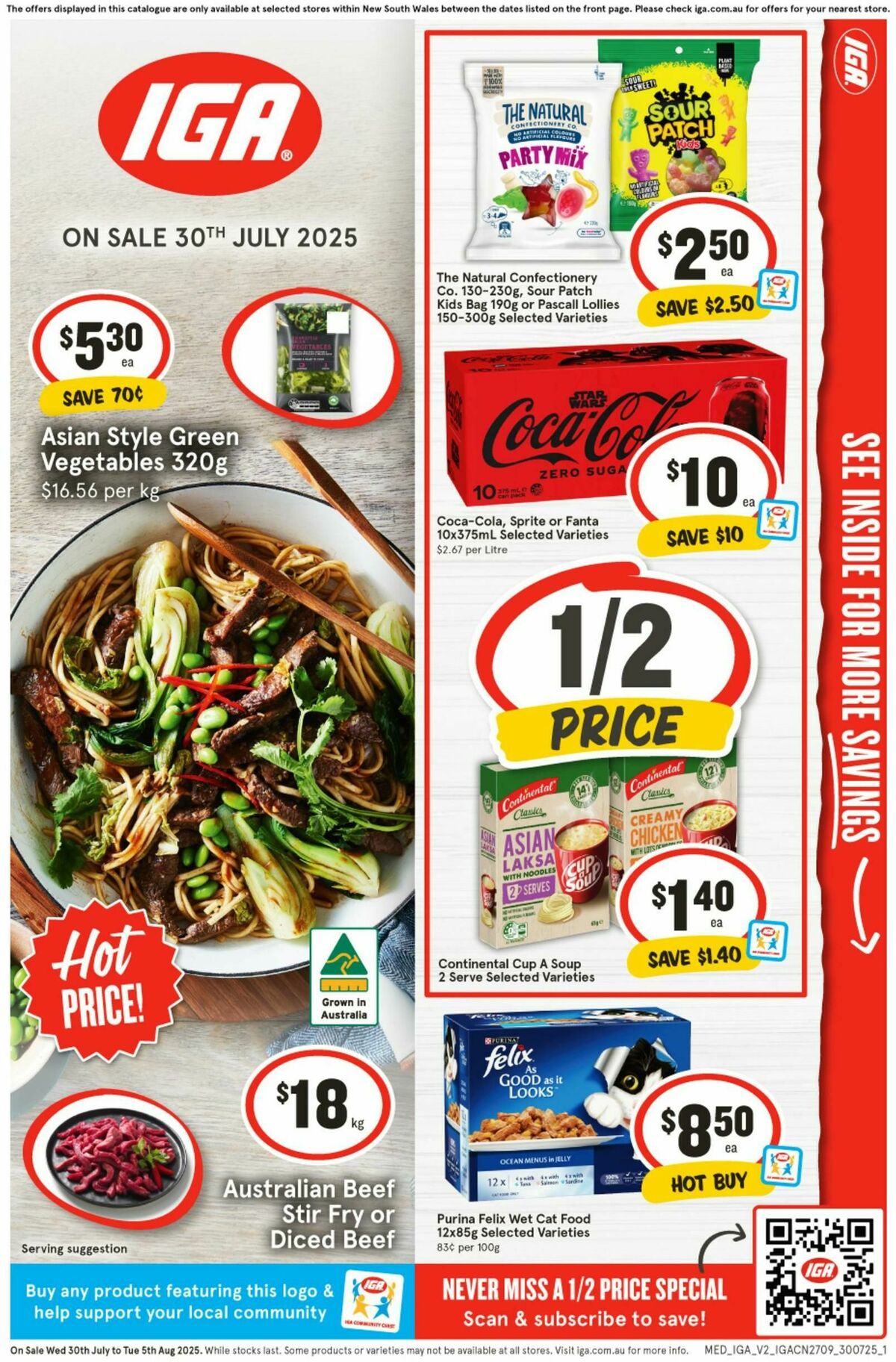 IGA Catalogues from 30 July
