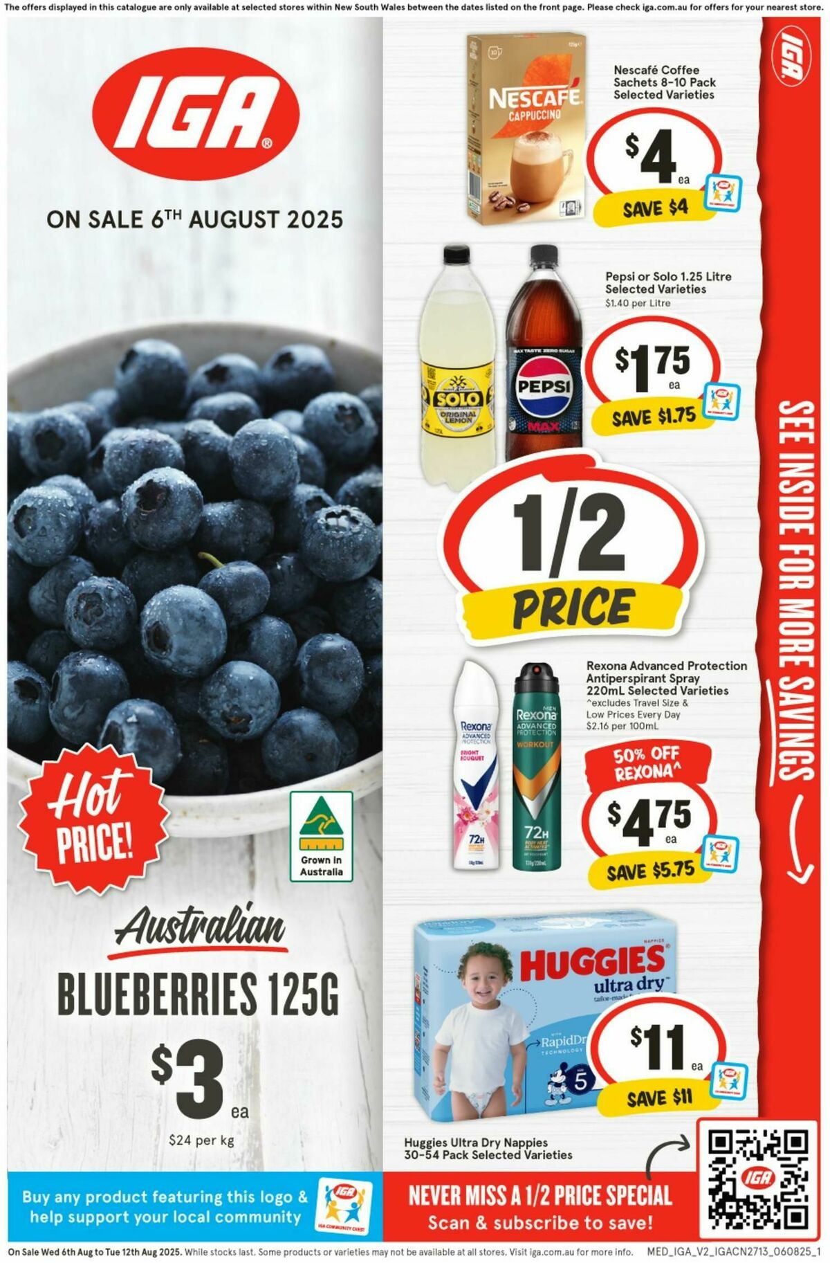 IGA Catalogues from 6 August