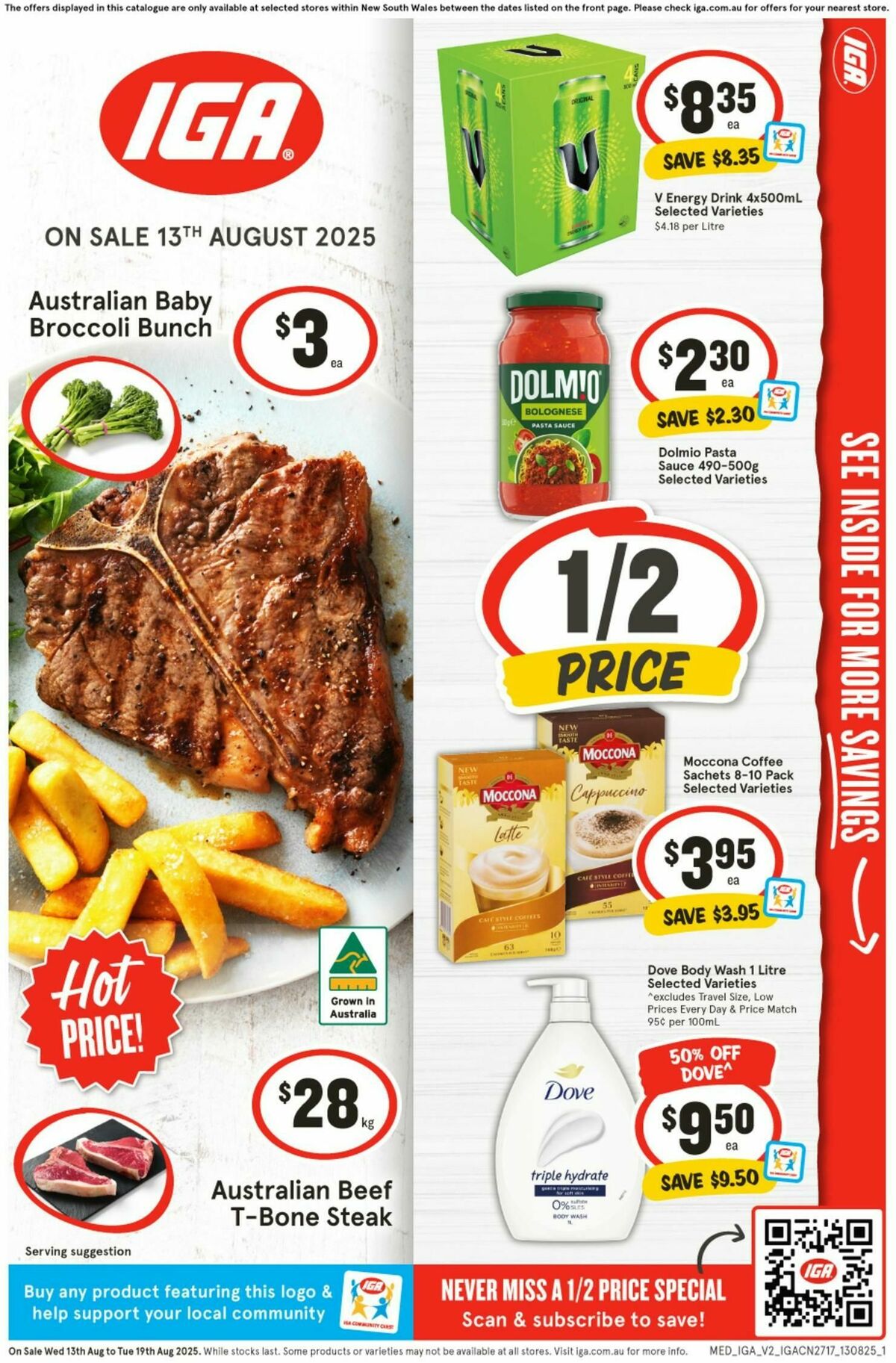 IGA Catalogues from 13 August