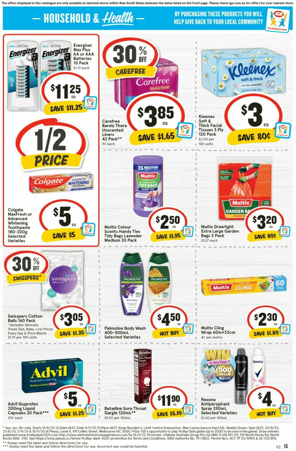 IGA Catalogues from 13 August