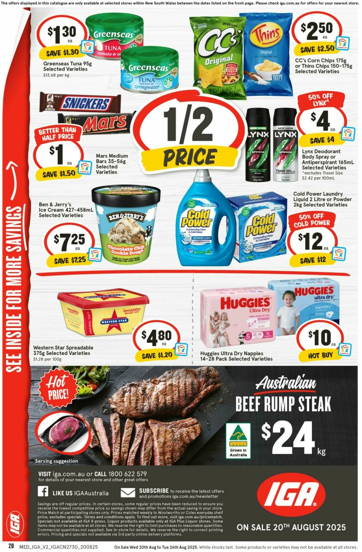 IGA Catalogues from 20 August