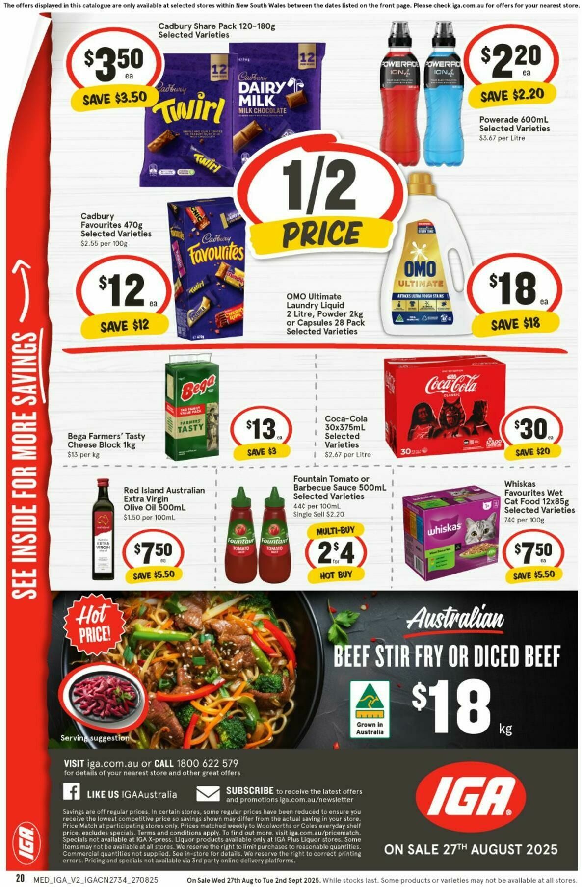 IGA Catalogues from 27 August