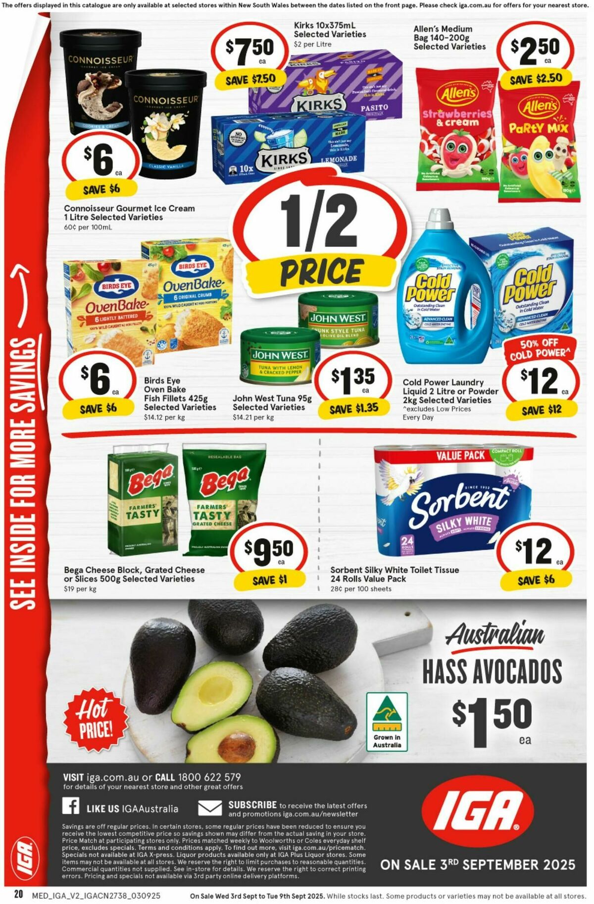 IGA Catalogues from 3 September