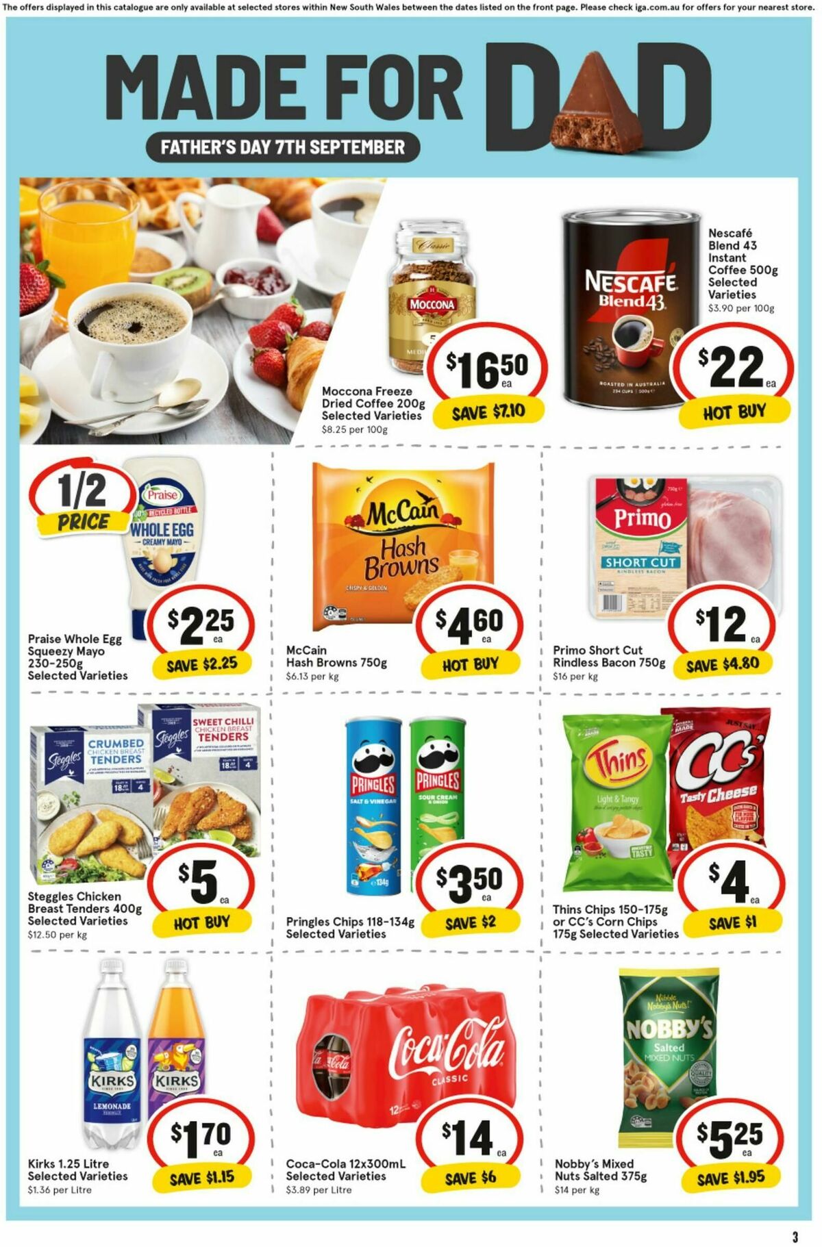 IGA Catalogues from 3 September