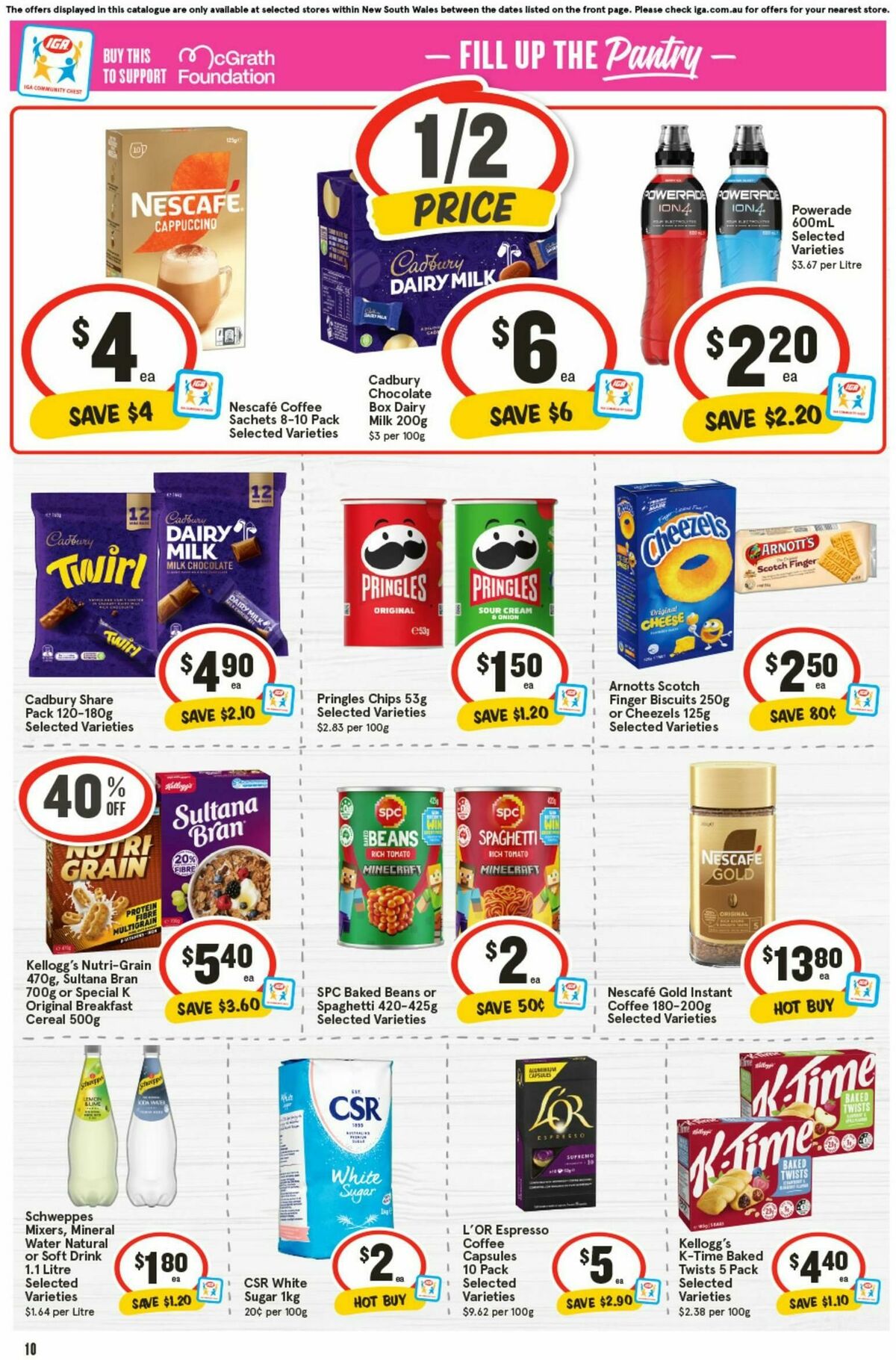 IGA Catalogues from 10 September