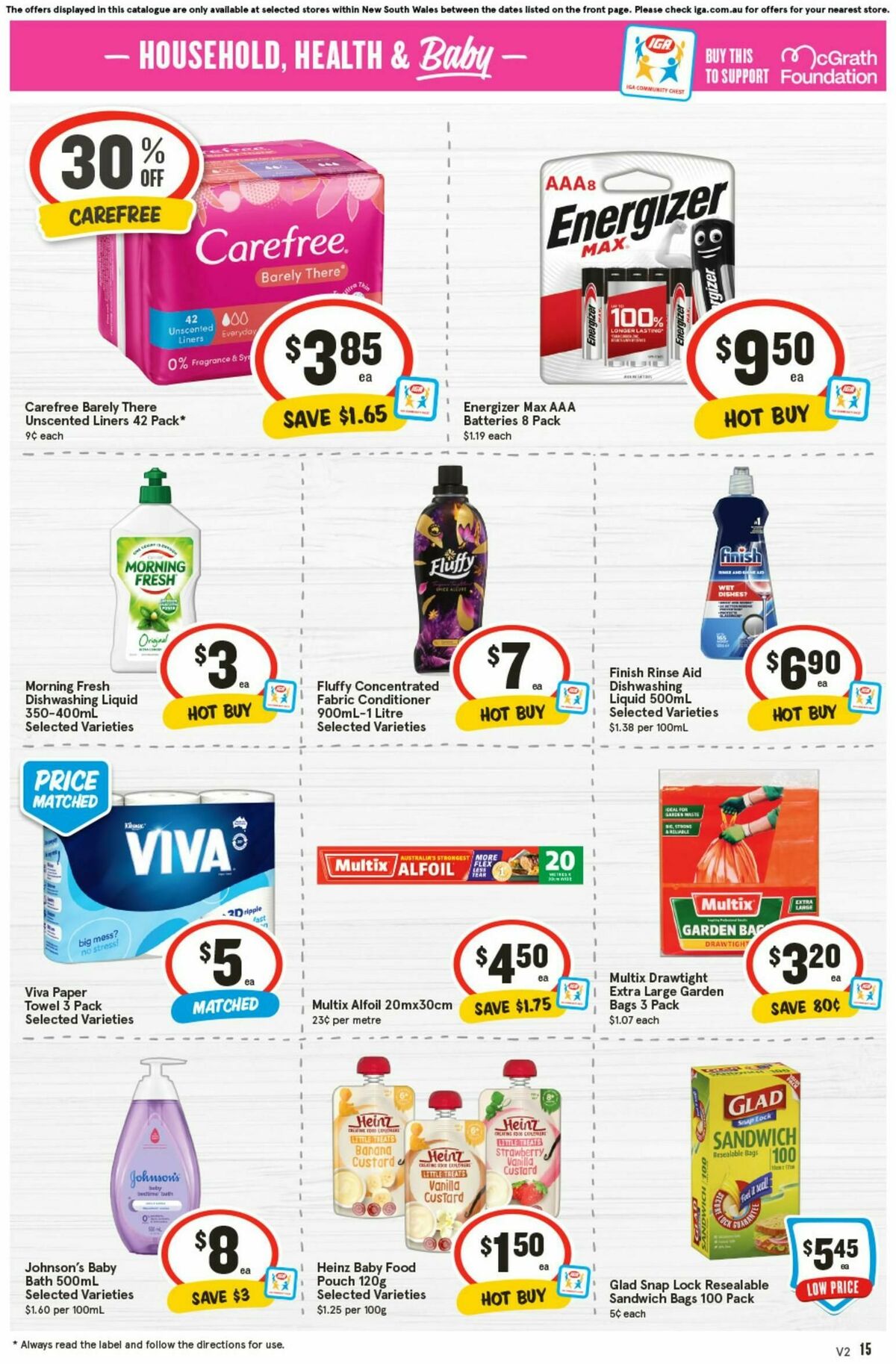 IGA Catalogues from 10 September