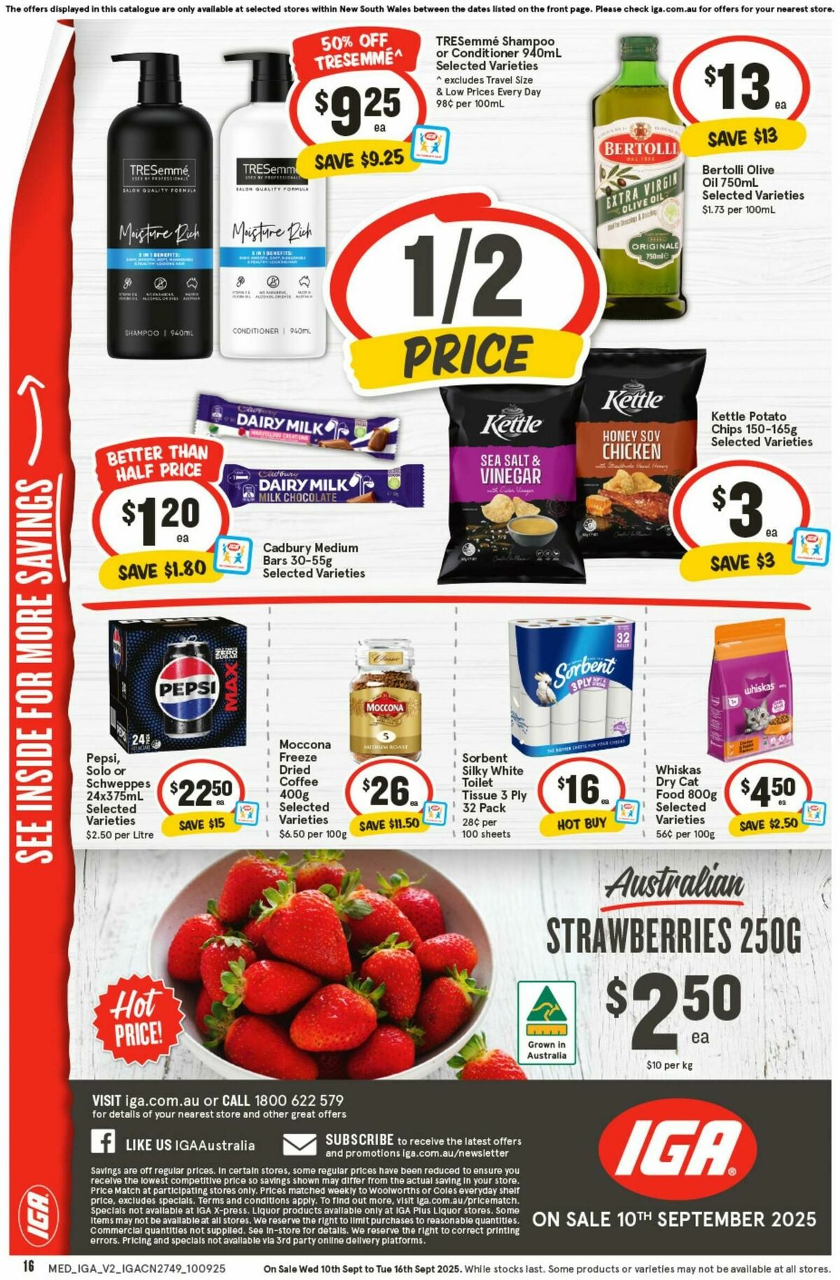 IGA Catalogues from 10 September