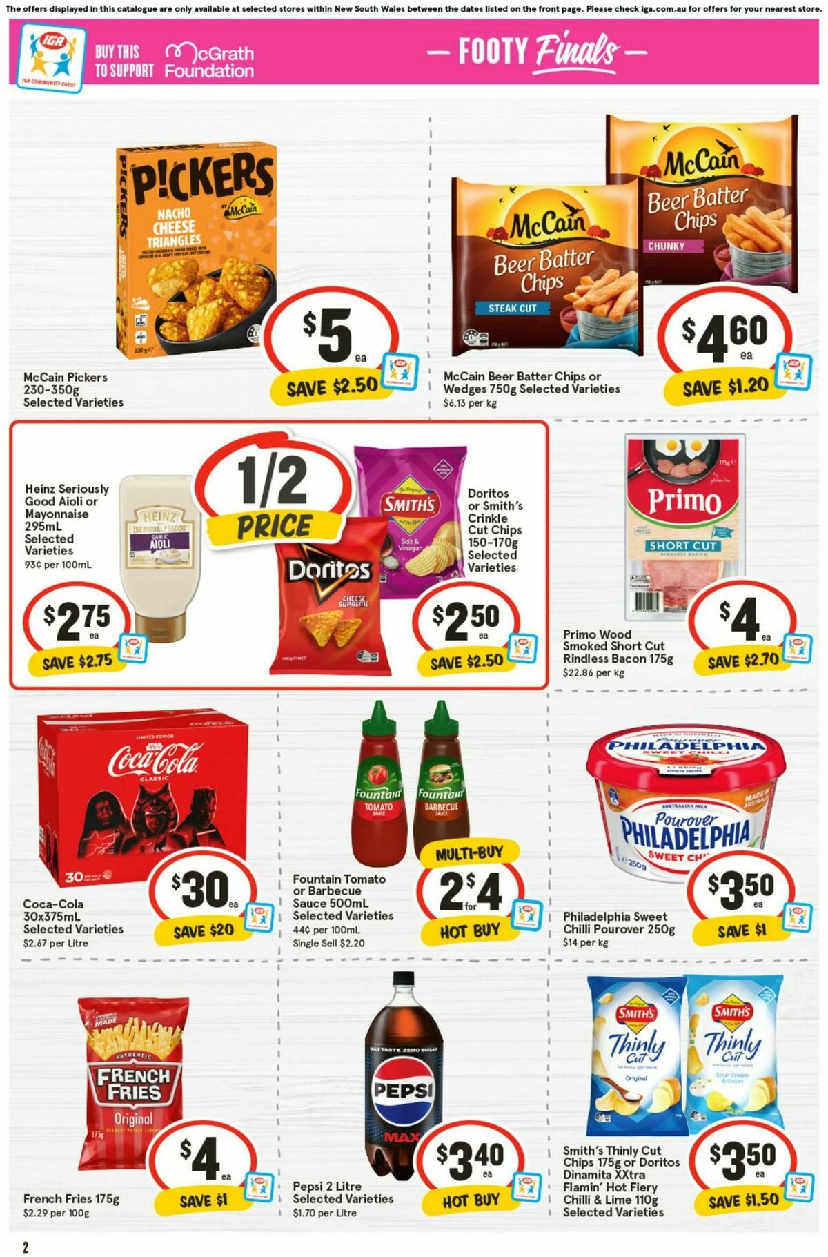 IGA Catalogues from 10 September